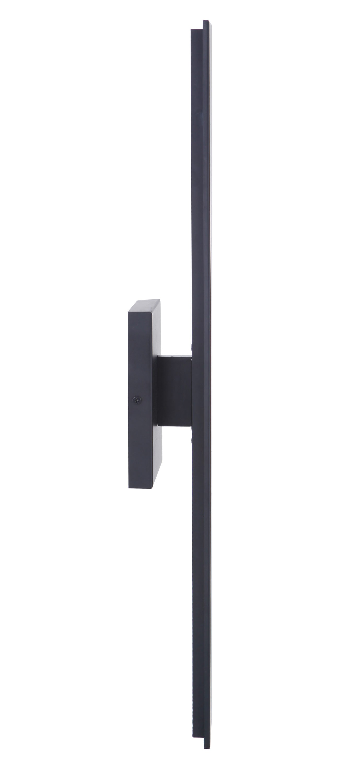 Craftmade Rens 24-in H Black Integrated LED Outdoor Wall Light in the ...