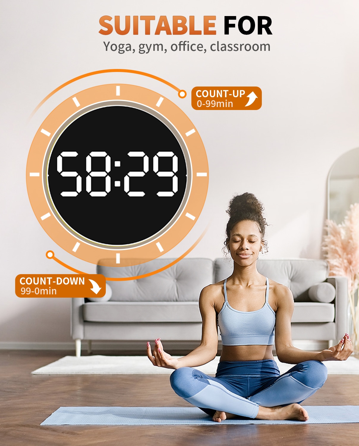 Unique Bargains S26030301UX0515 Indoor-Outdoor-Clocks - View #7