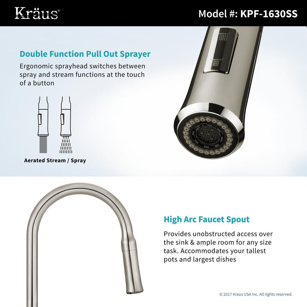 Kraus KBU14E-1630-42SS Kitchen-Sinks - View #11