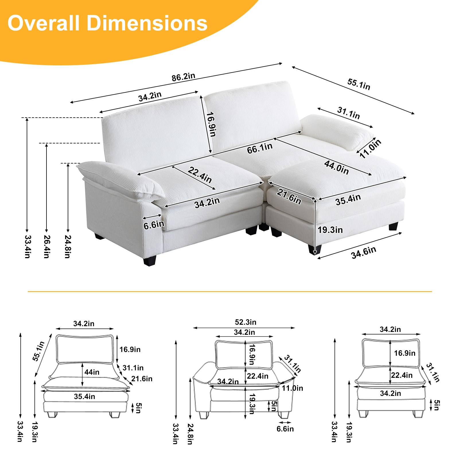 Outopee LO1G98000280+81 Sofas-Loveseats - View #8