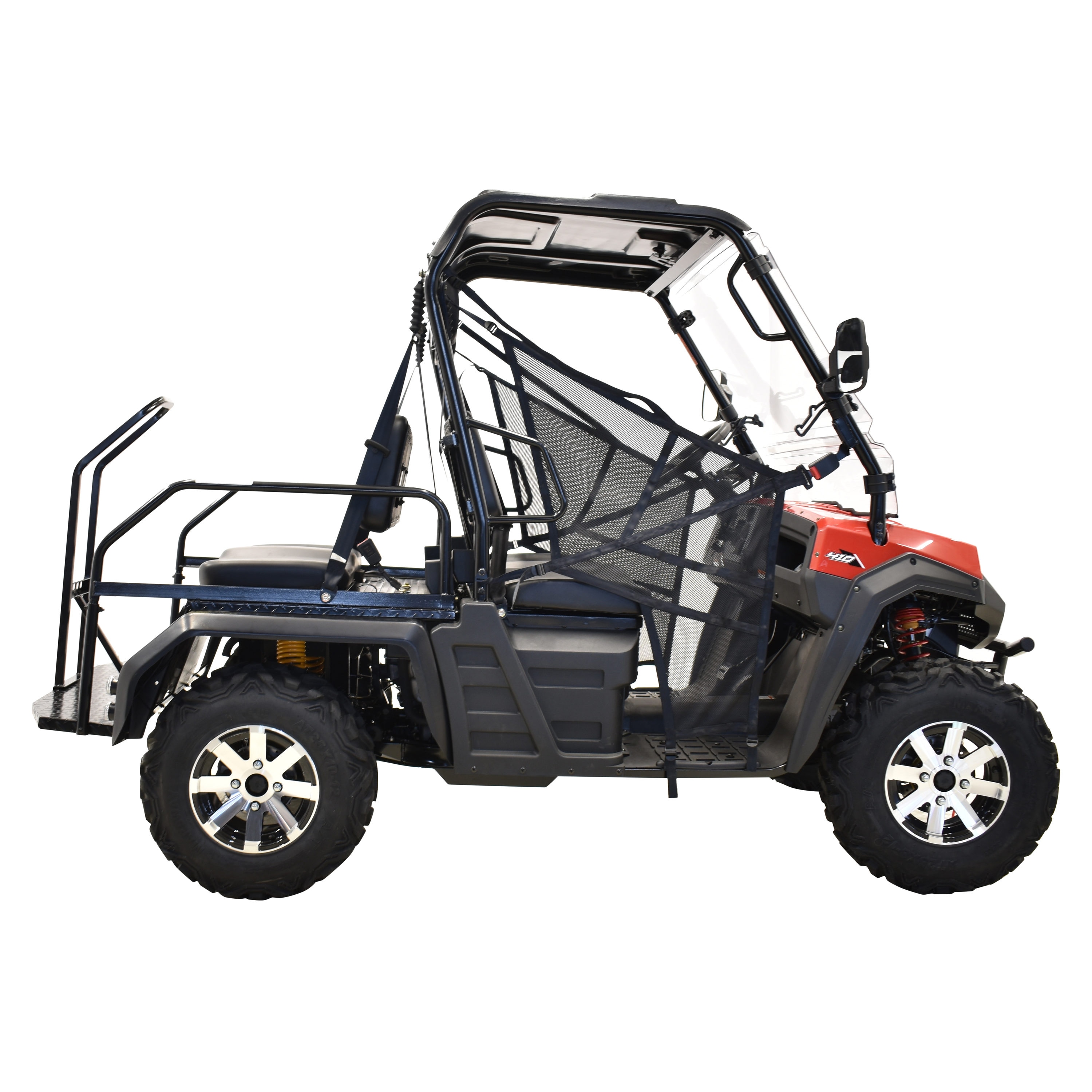 Massimo Red UTV with 25.5 HP Engine - Max Speed 36 MPH - Full ...