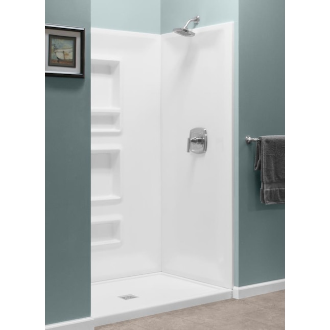 White Panel Kit Shower Wall Surround, Lyons Tub Surround Installation Instructions
