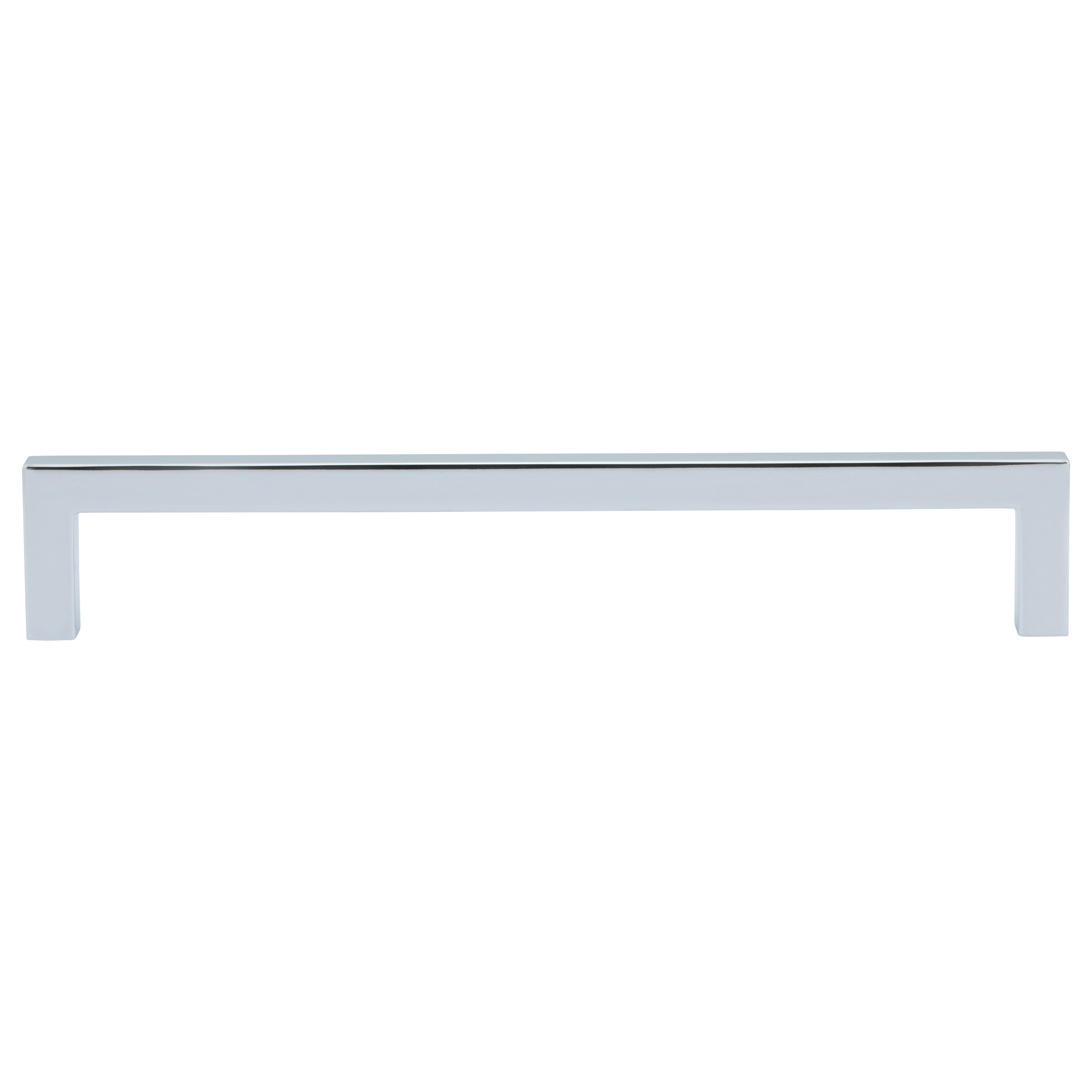 Villa Valentina VV11192PC Series No. 11, 7-9/16-in , 192mm Center to Center Polished Chrome Square Bar Drawer Pulls