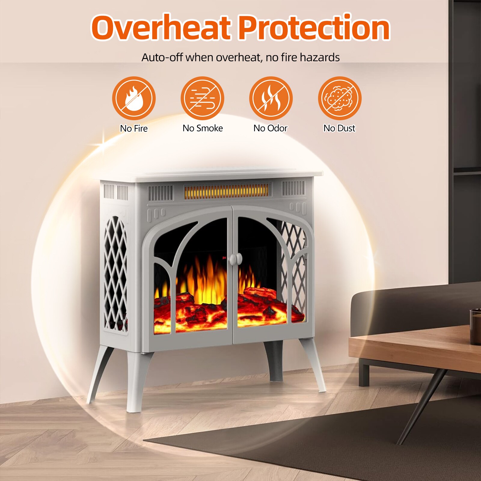 BANSA ROSE LLZJLY41412 Electric-Fireplaces - View #6