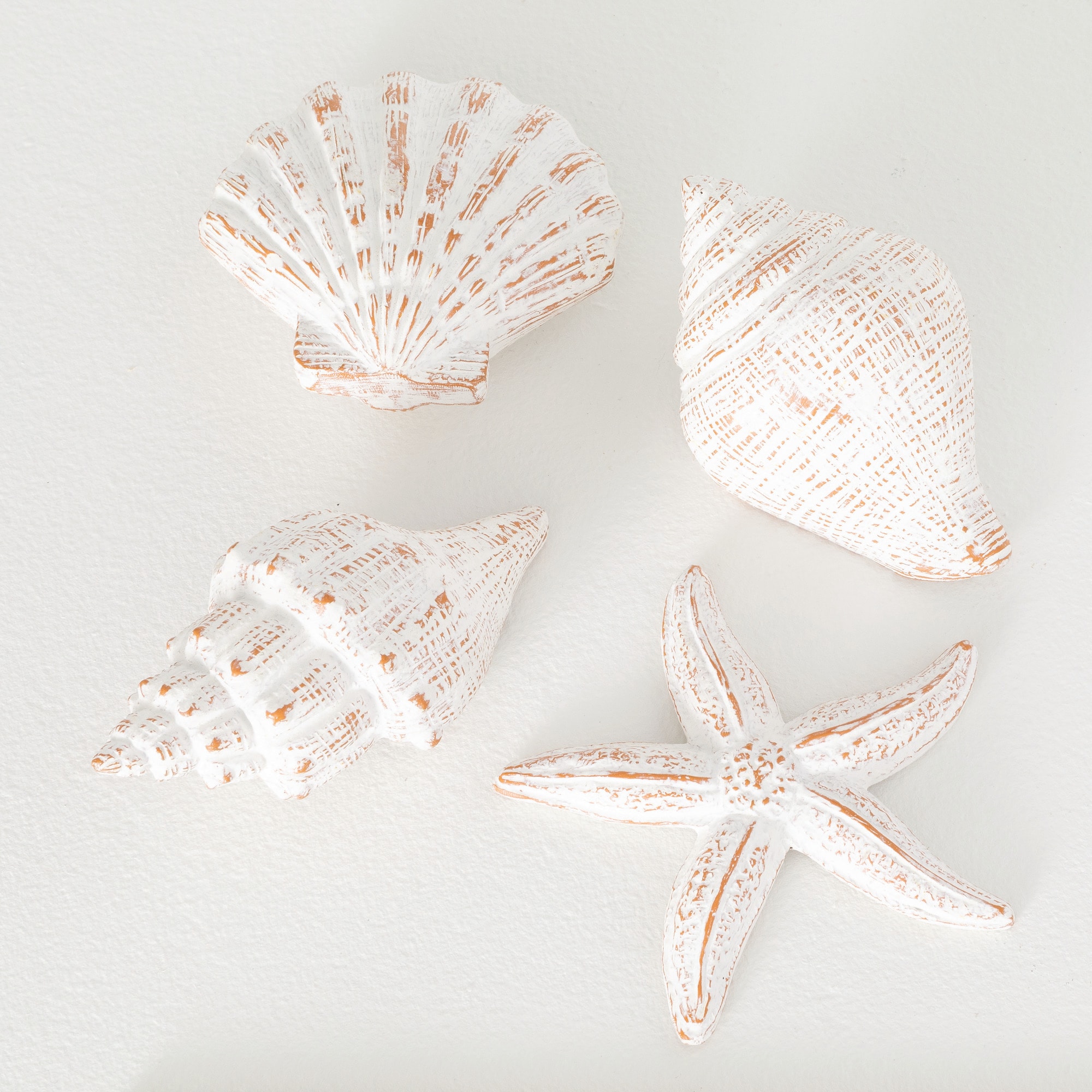 Sullivans PR2965 4 -Pack White Resin Modern Figurine