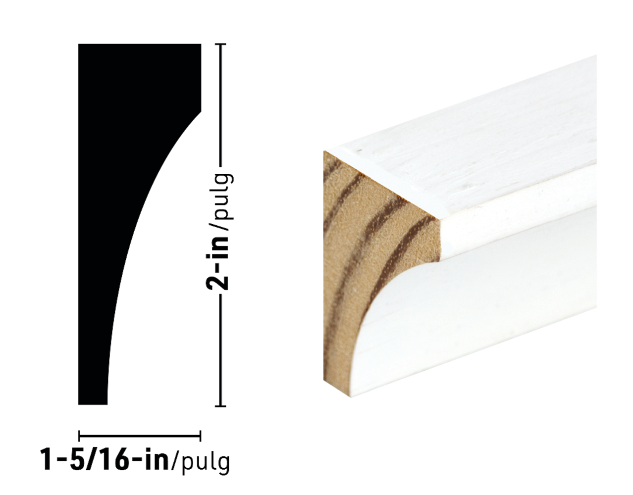 RELIABILT L04150208 Quarter-Round-Moulding - View #2
