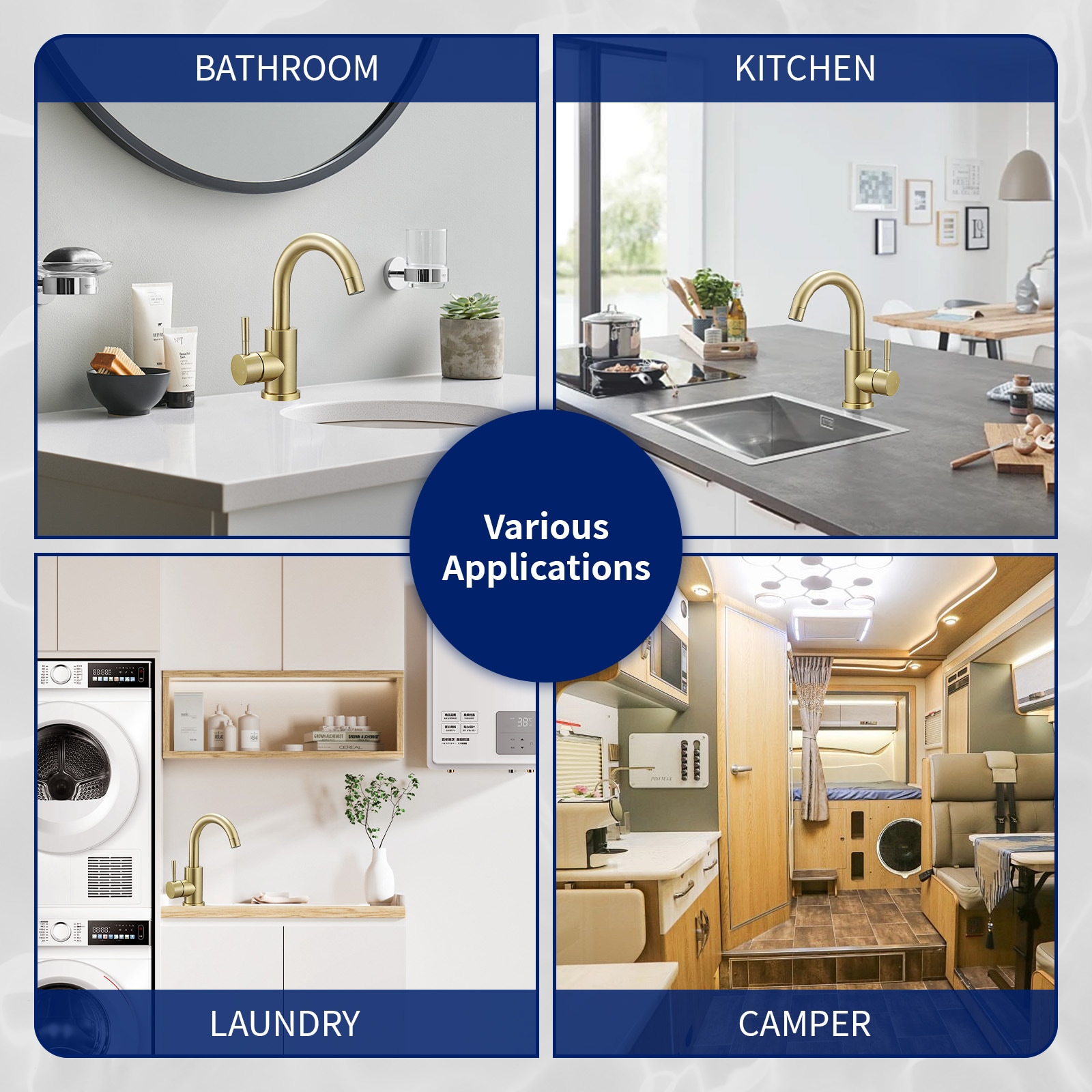BWE B-96020-BG Kitchen-Faucets - View #6
