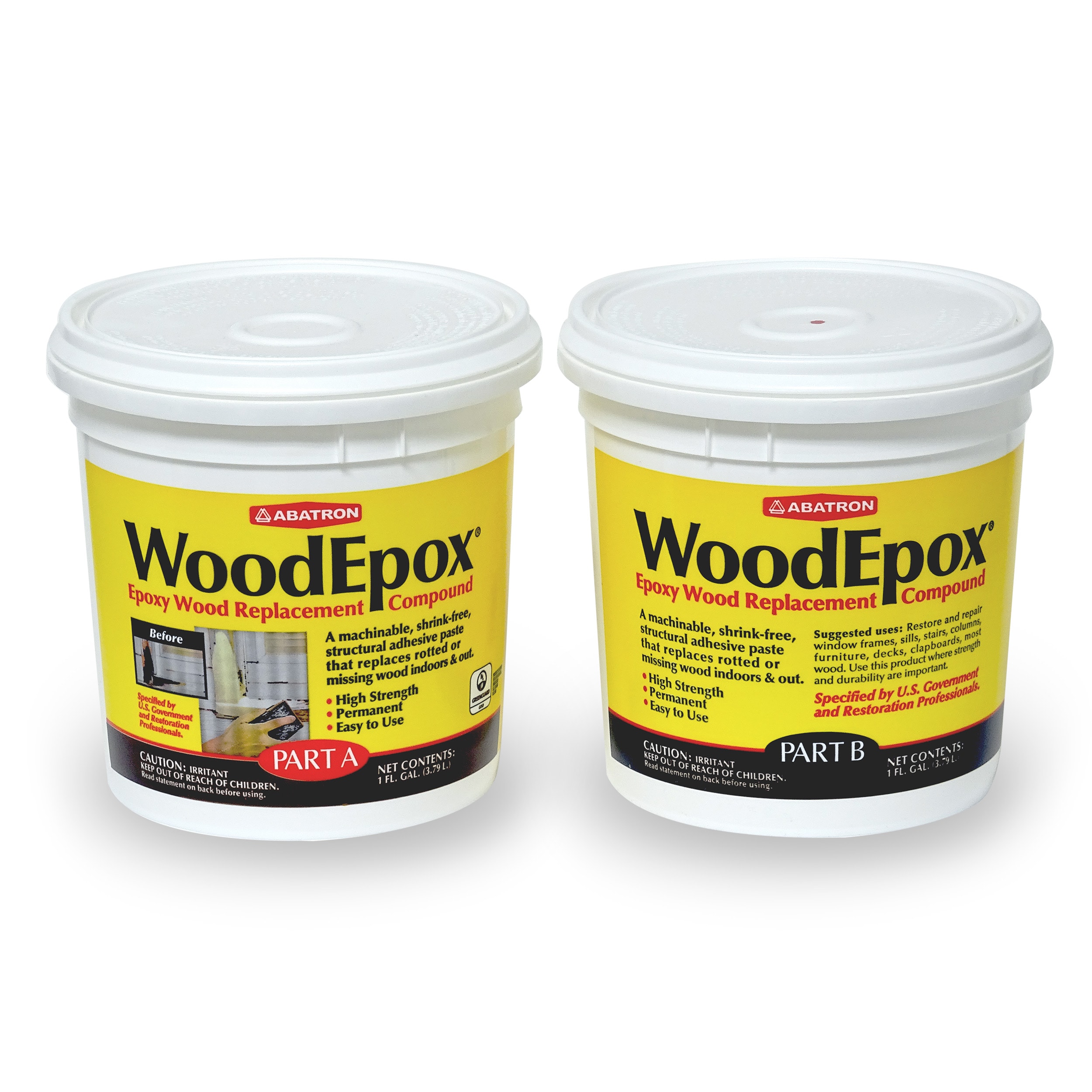 Abatron WE2GKR WoodEpox 2 Gallon(s) Clear Wood Filler