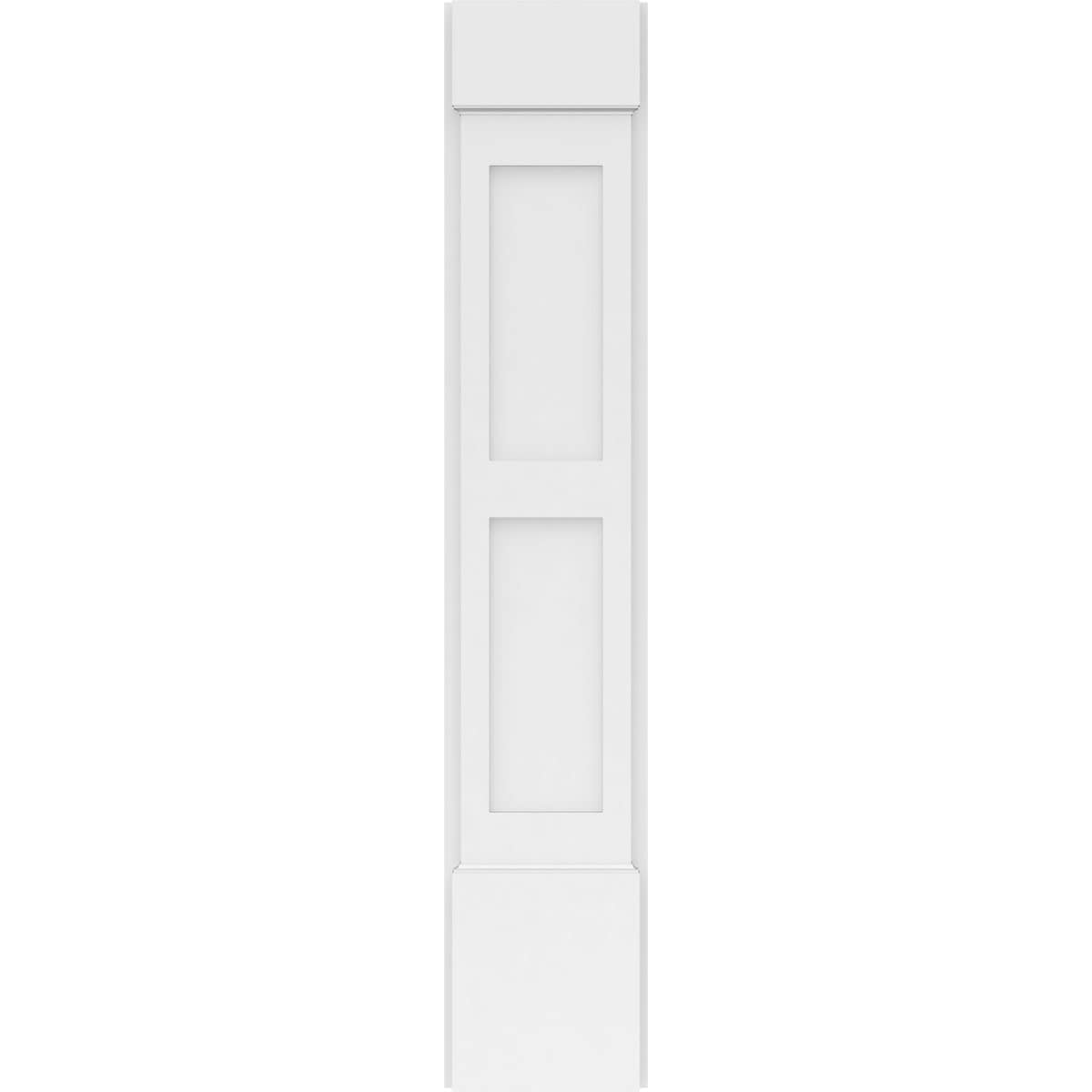 Ekena Millwork PILP09X048DFP01-2 Entry-Door-Casing-Accents - View #3