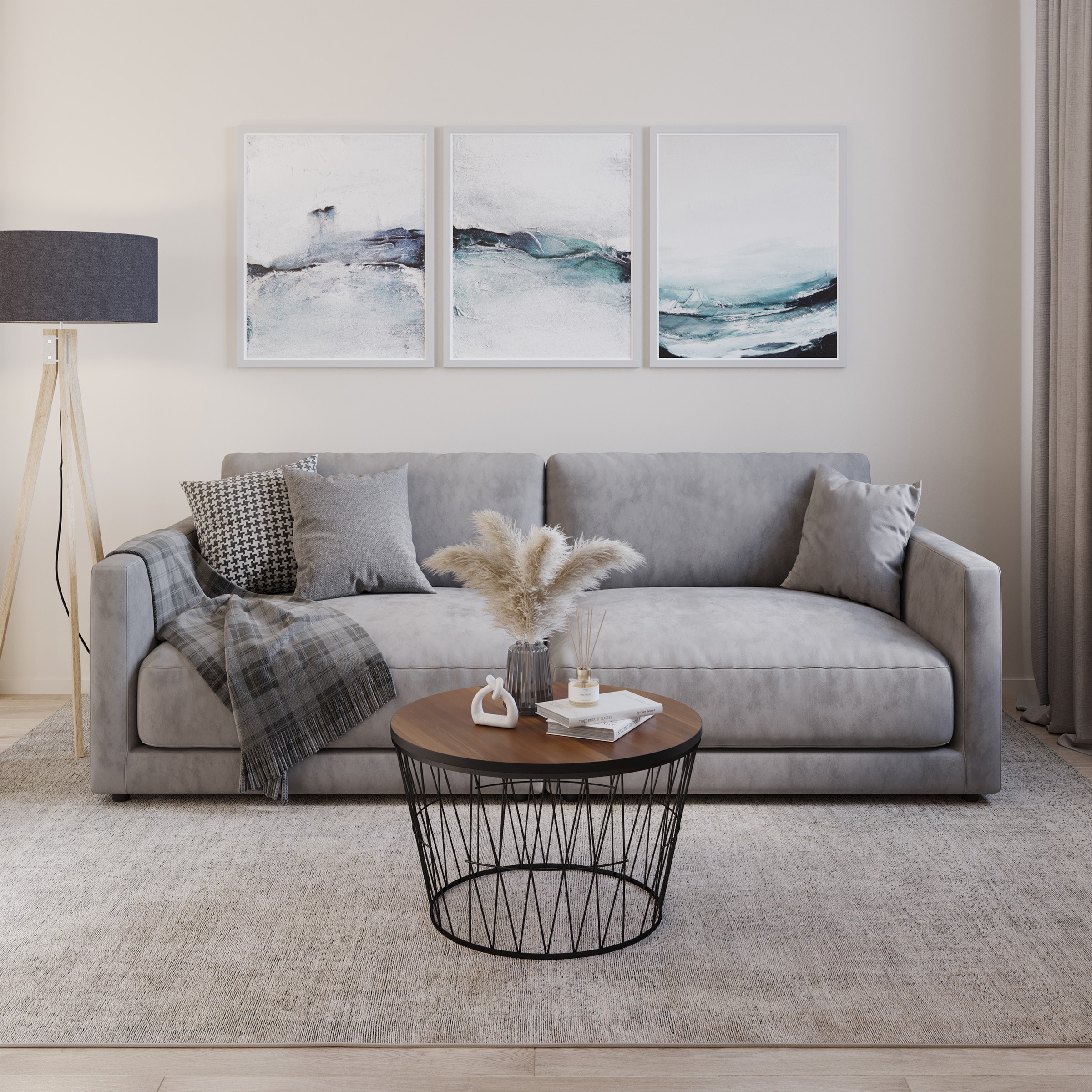 Lavish Home 80-COFF-GEO-WAL Coffee-Tables - View #4