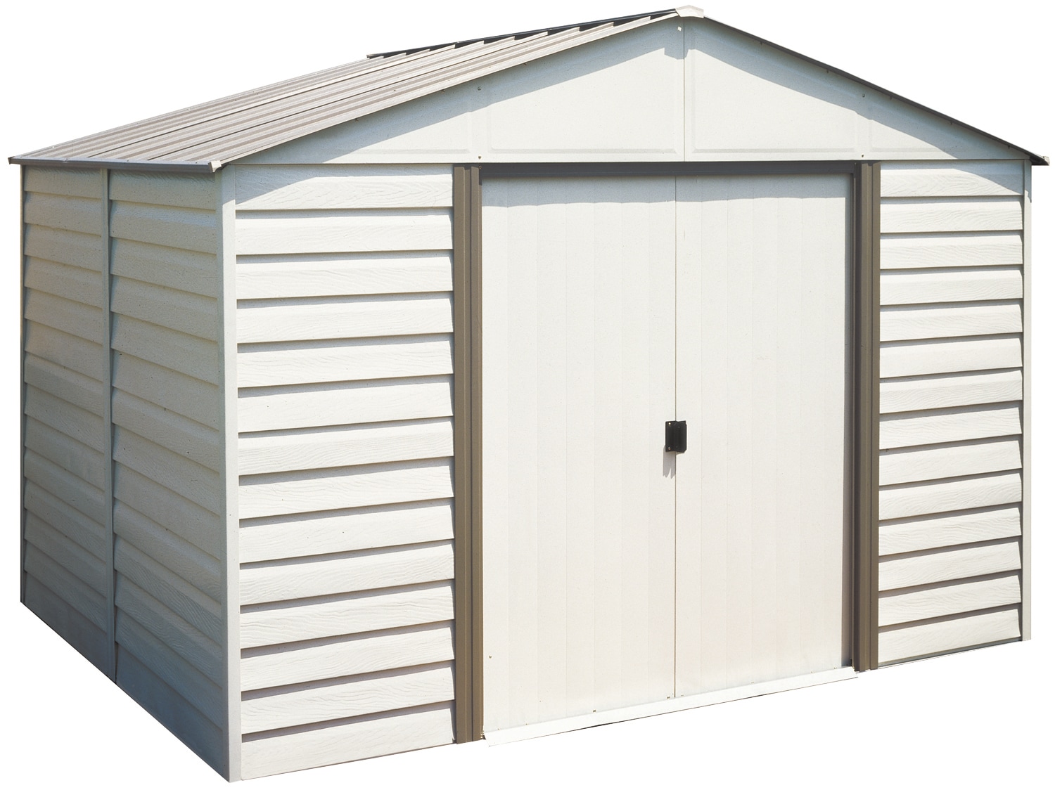 Arrow 10 Ft X 8 Ft Vinyl Coated Steel Storage Shed At