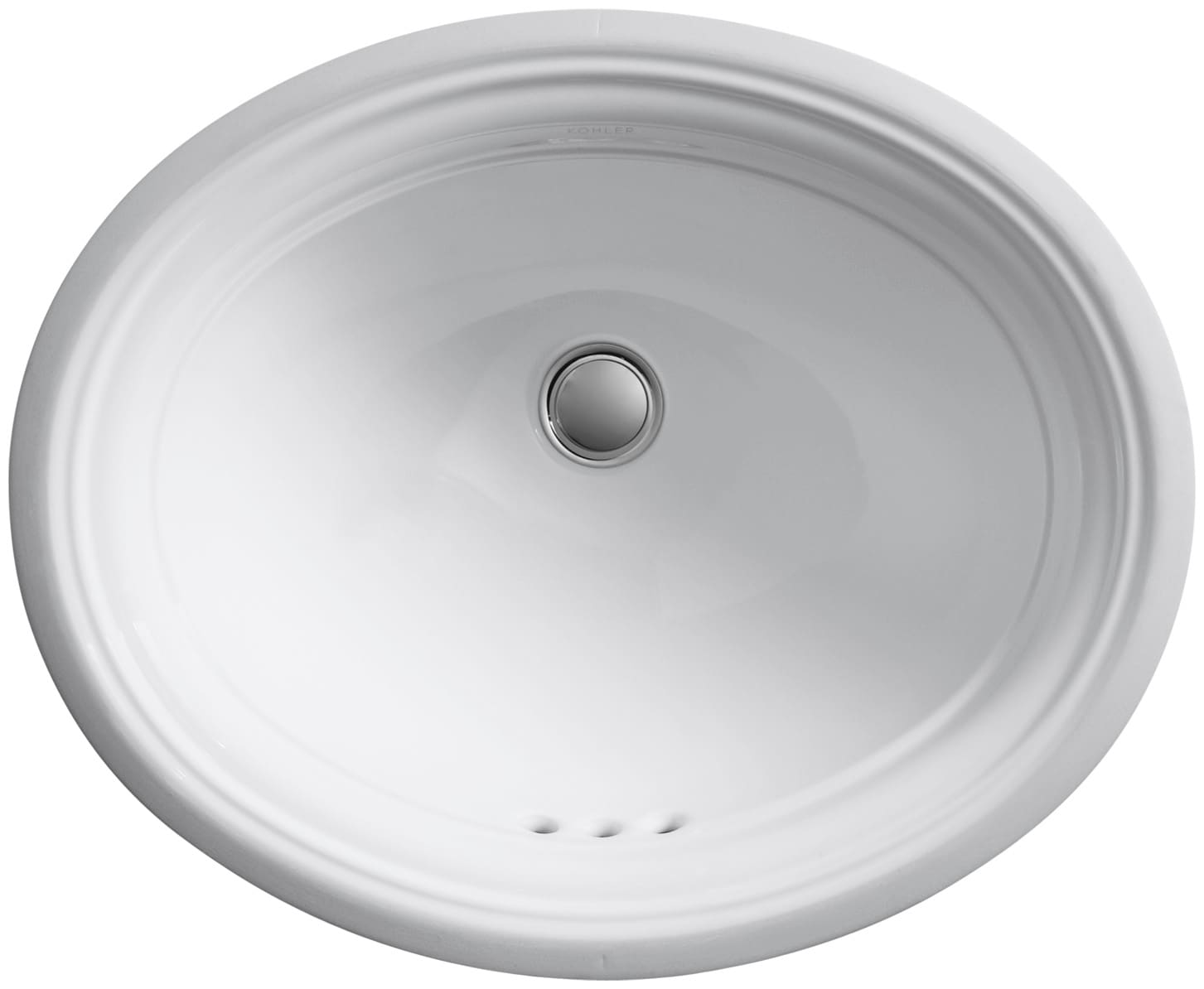 Devonshire Elegance White Ceramic Oval Undermount Bathroom Sink