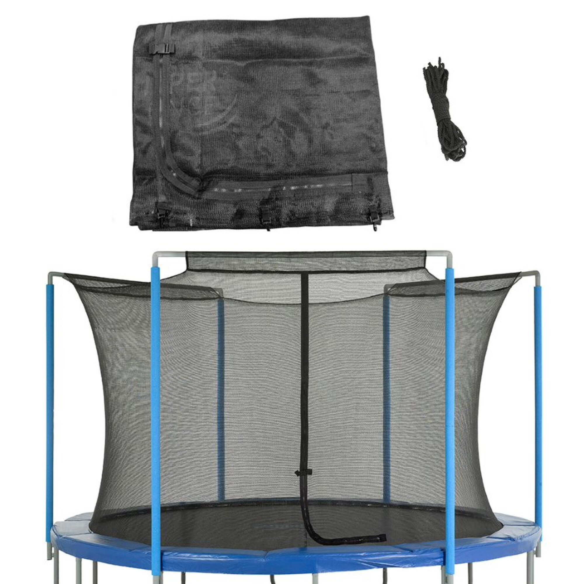 UpperBounce Black Trampoline Safety Enclosure in the Trampoline Accessories department at Lowes.com