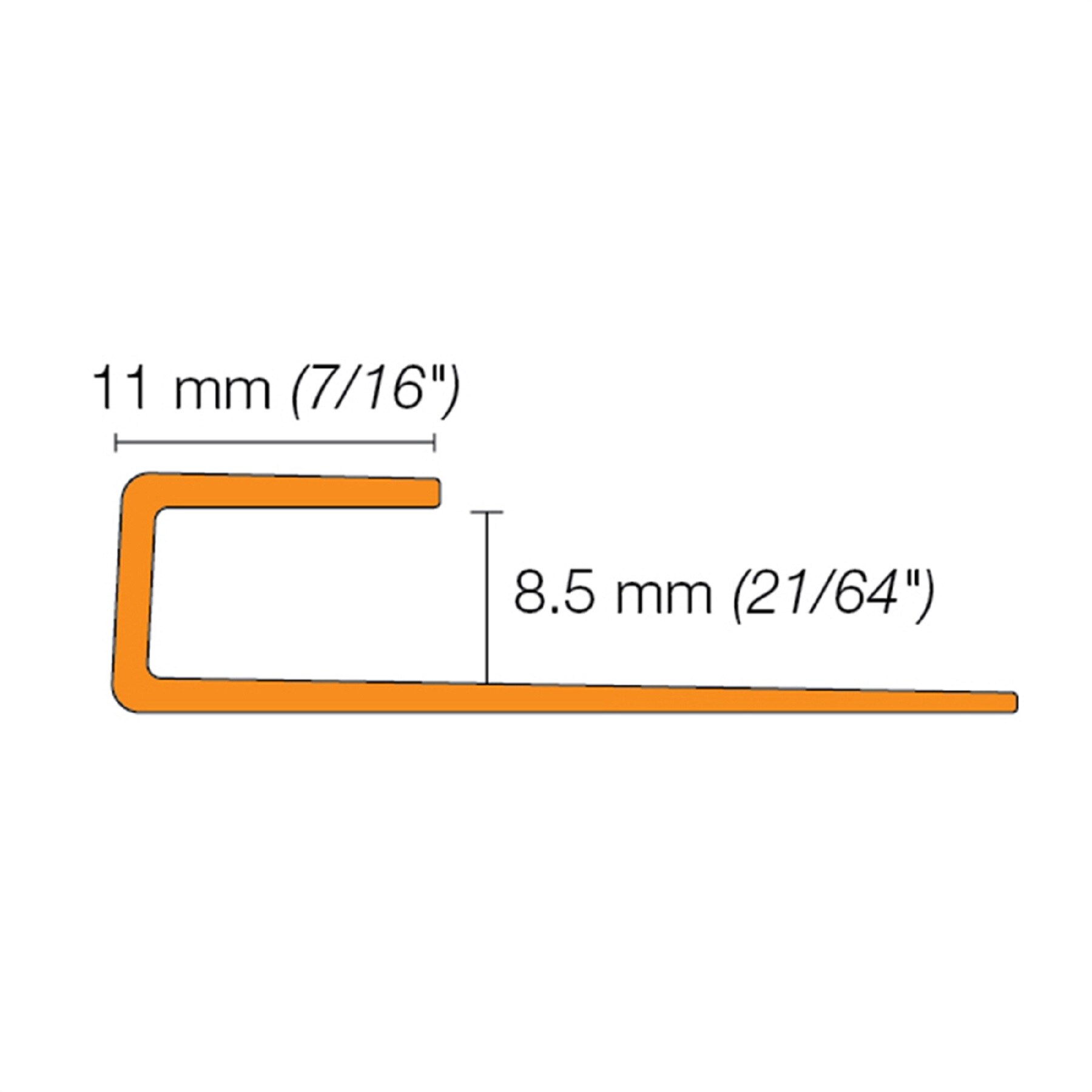 Schluter Systems VPSL85ACGB Floor-Moulding - View #4