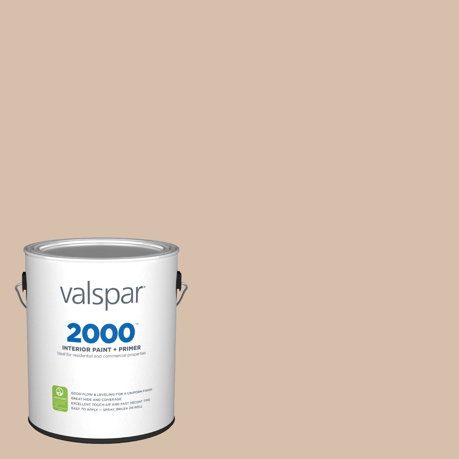 Valspar 3001-10B-26725 2000 Flat Milk Toast 3001-10B Latex Interior Paint Paint + Primer ( 1-gallon )