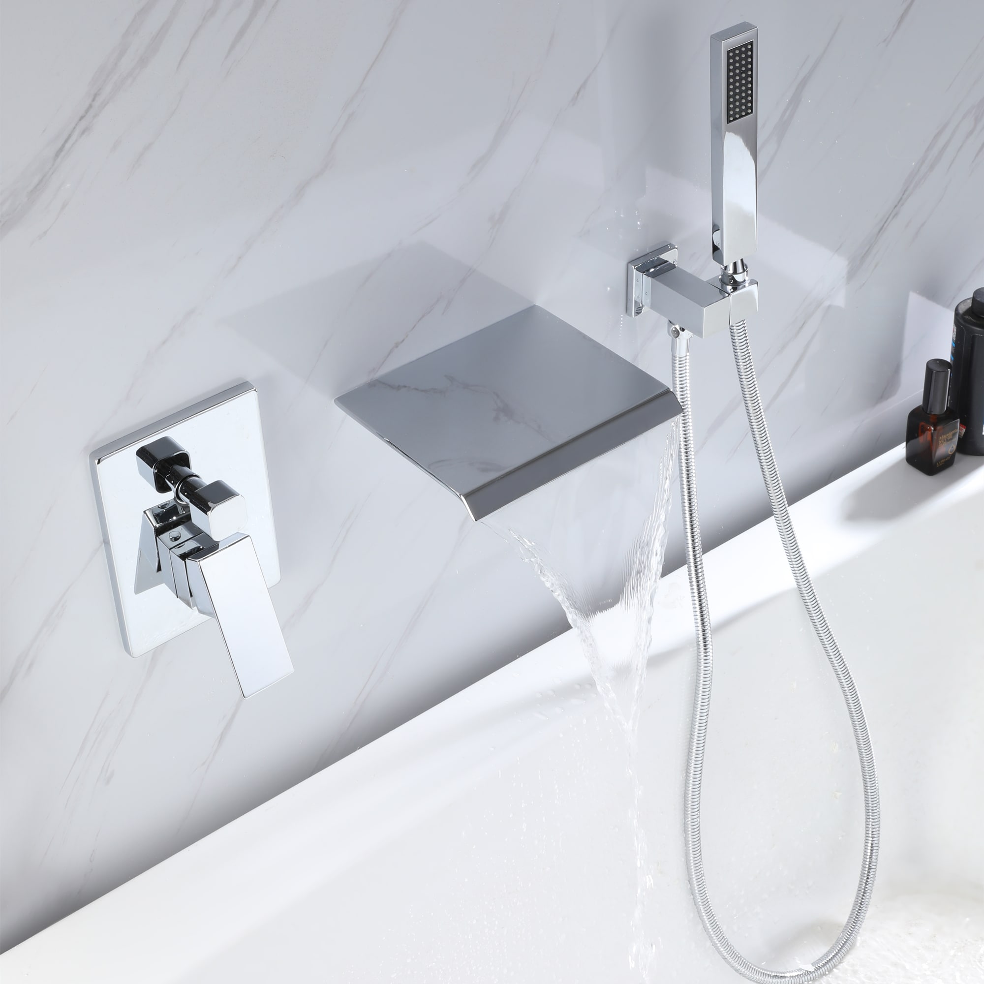 WELLFOR CR-P-WM-2W02CP Roman-Tub-Faucets - View #3