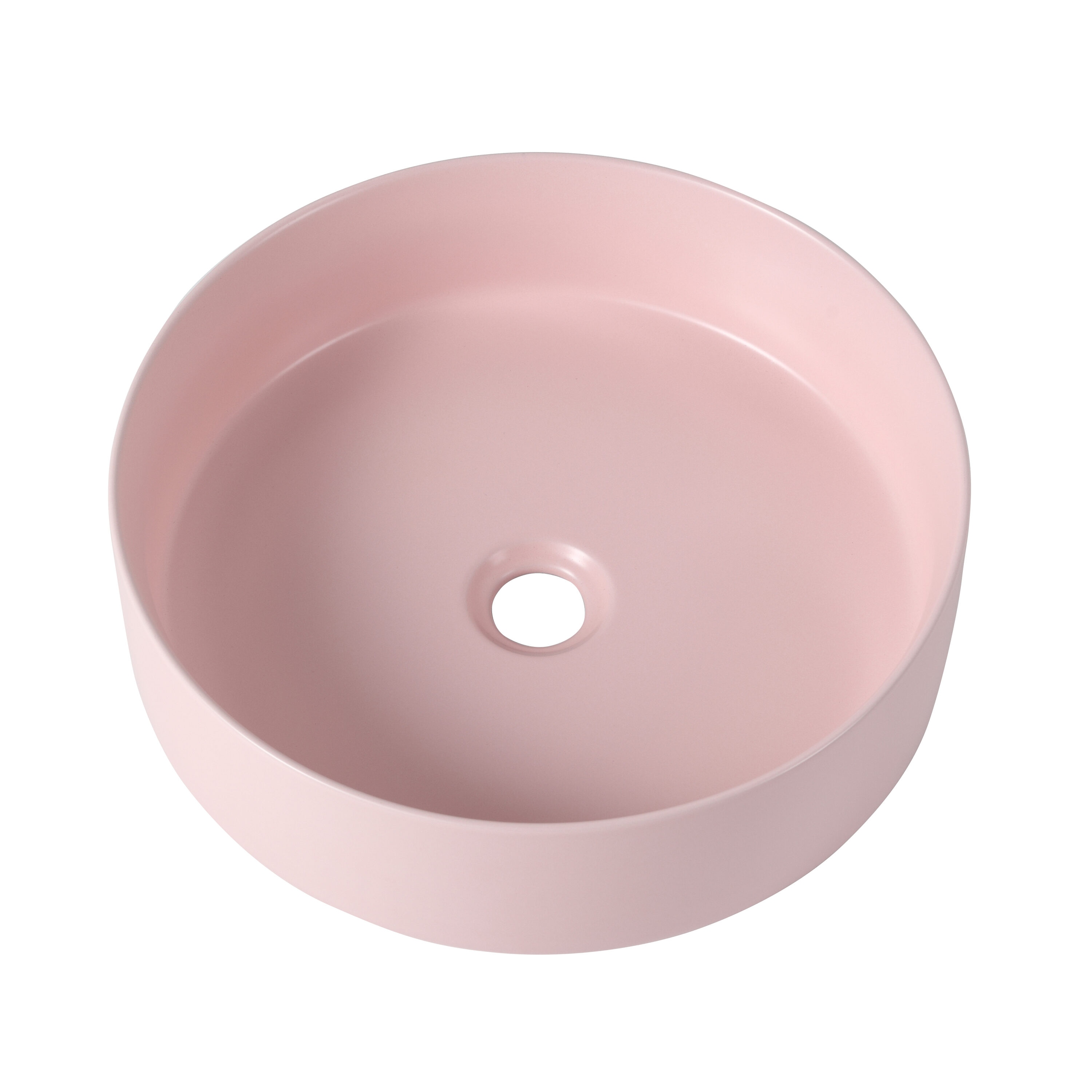 Tahanbath Ceramic Circular Vessel Bathroom Sink Art Sink