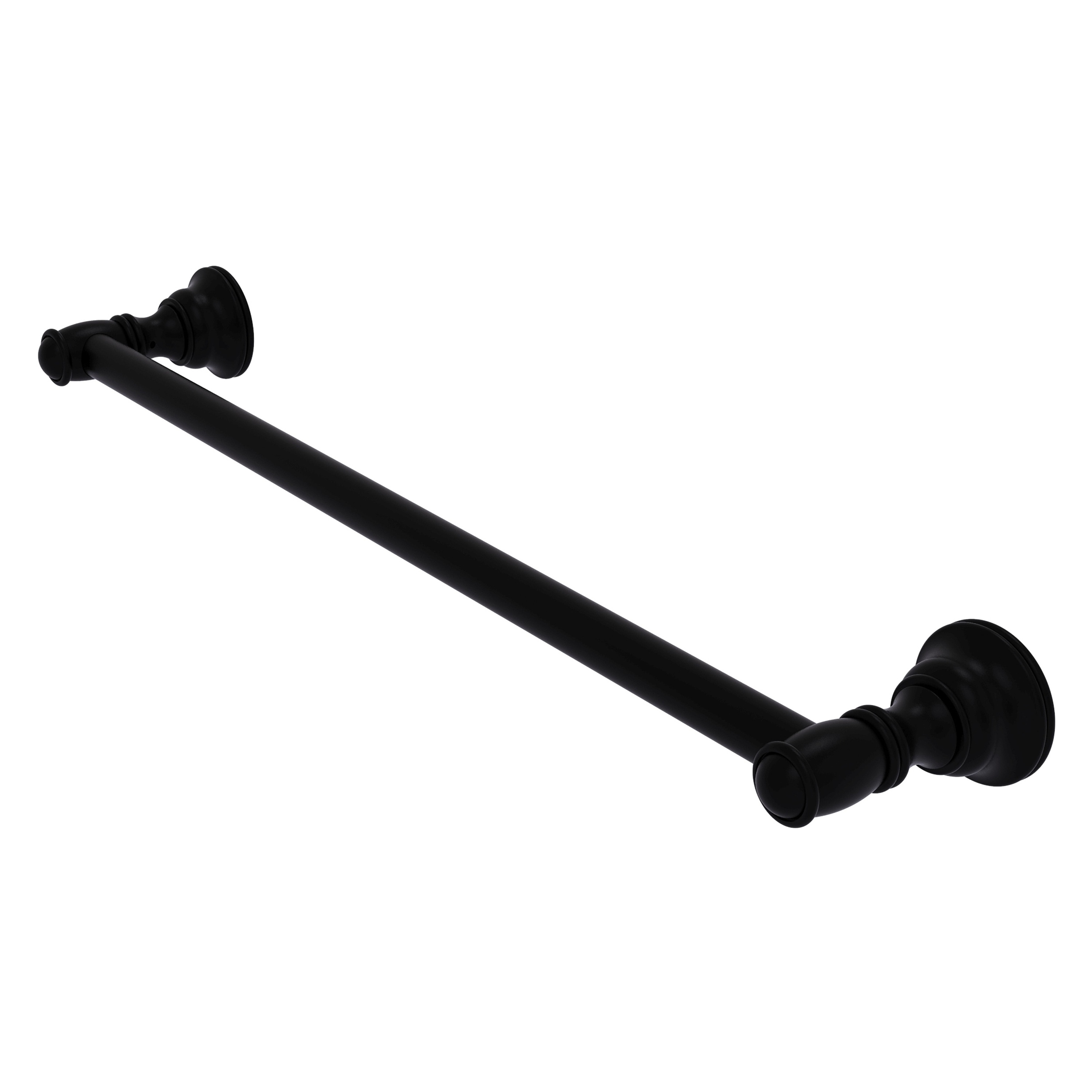 Allied Brass CL-41-18-BKM Carolina 18-in Matte Black Wall mount Single Towel Bar