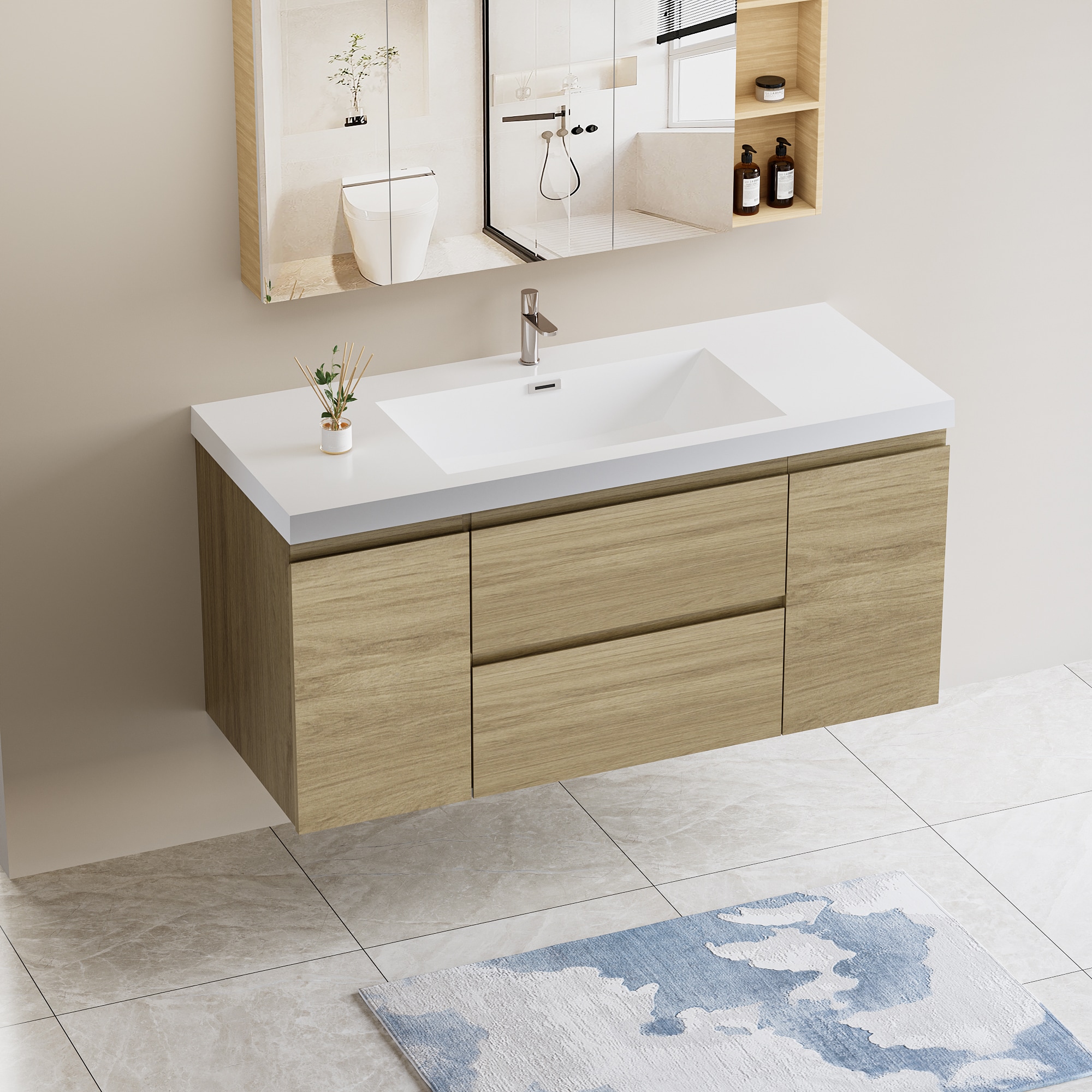 CASAINC MS-20048-CAB-WH-1 Bath-Vanity-Combo - View #4