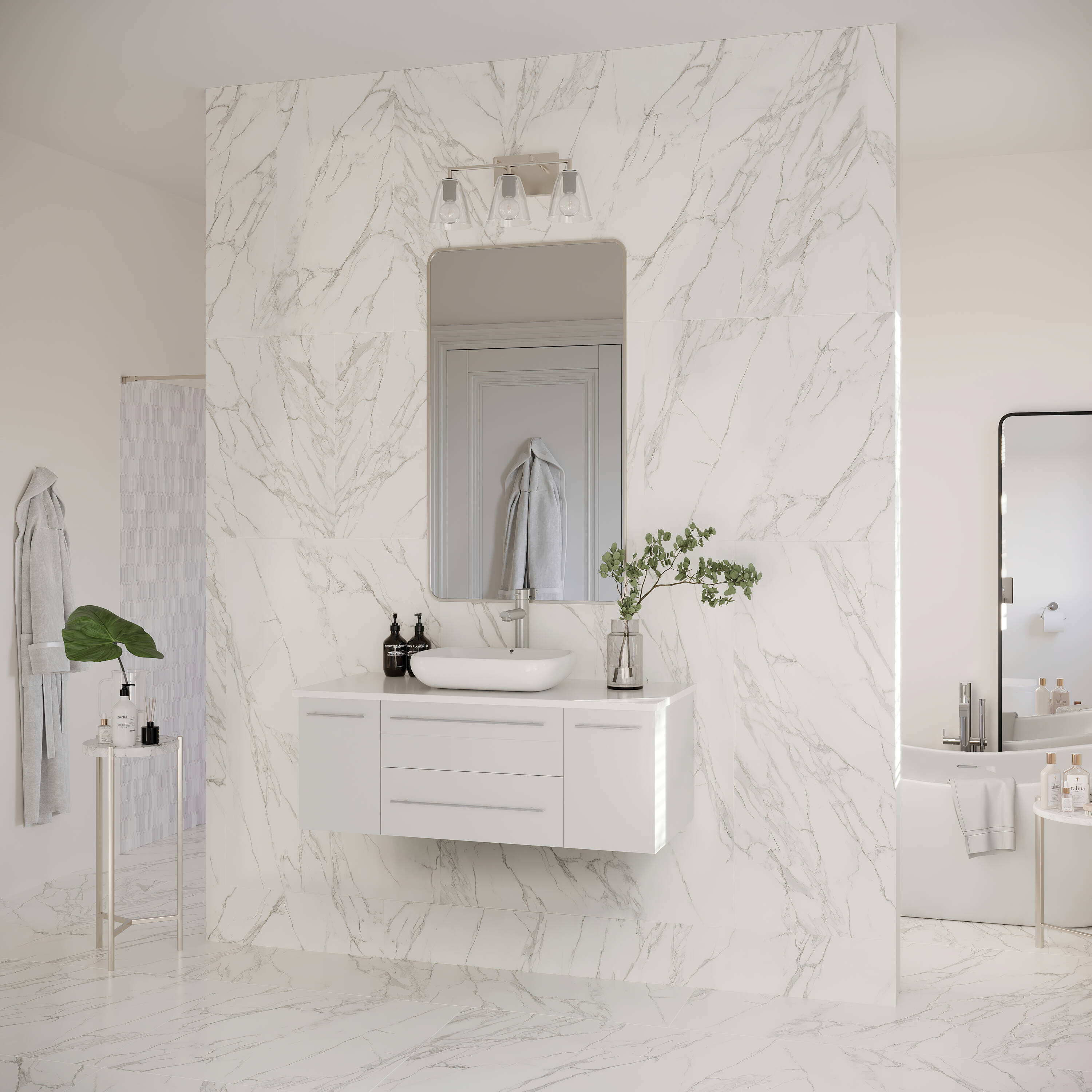 Fresca FCB6142WH-VSL-CWH-V Bath-Vanity-Combo - View #4