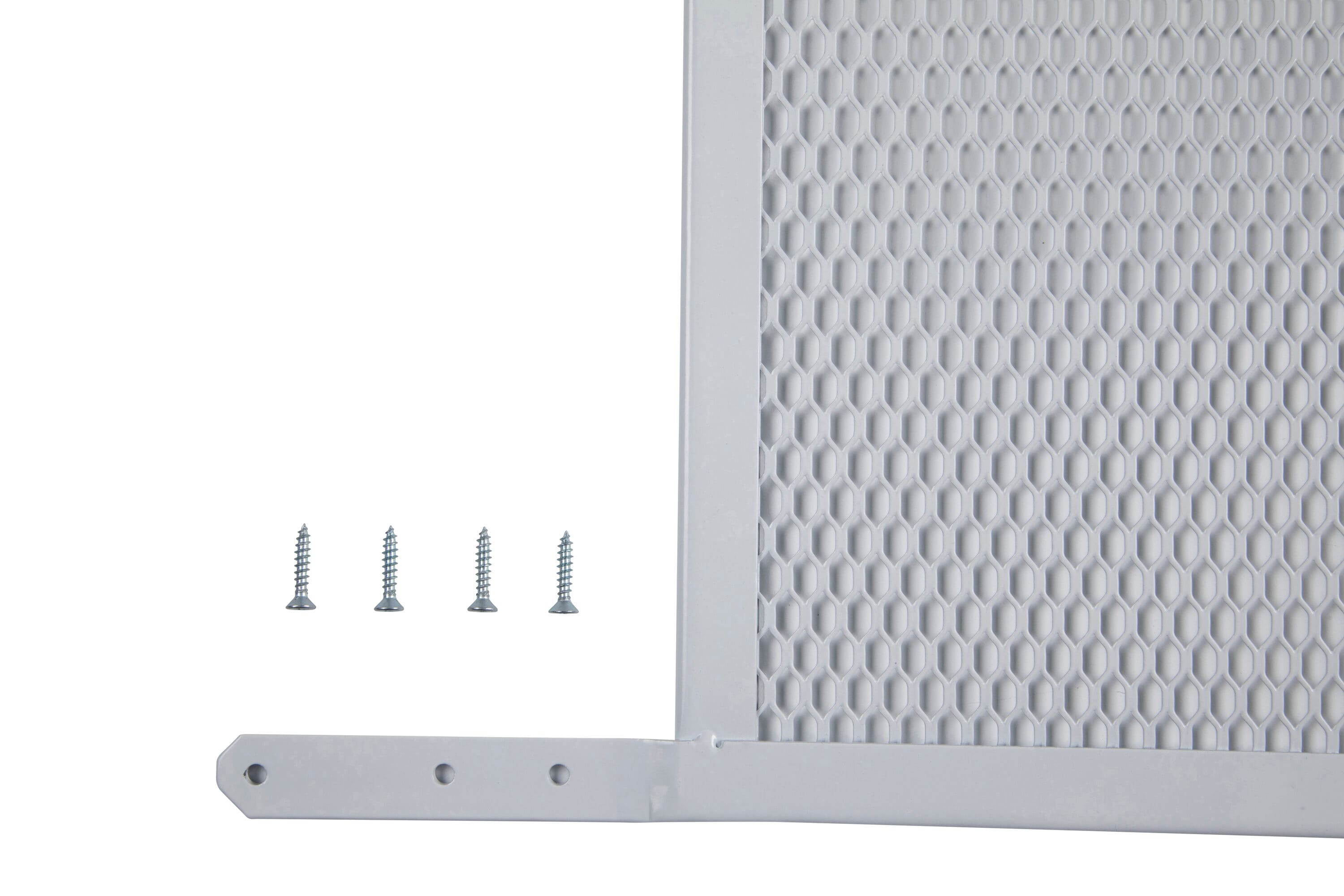 M-D 14182 34.375-in White Steel Screen door grille