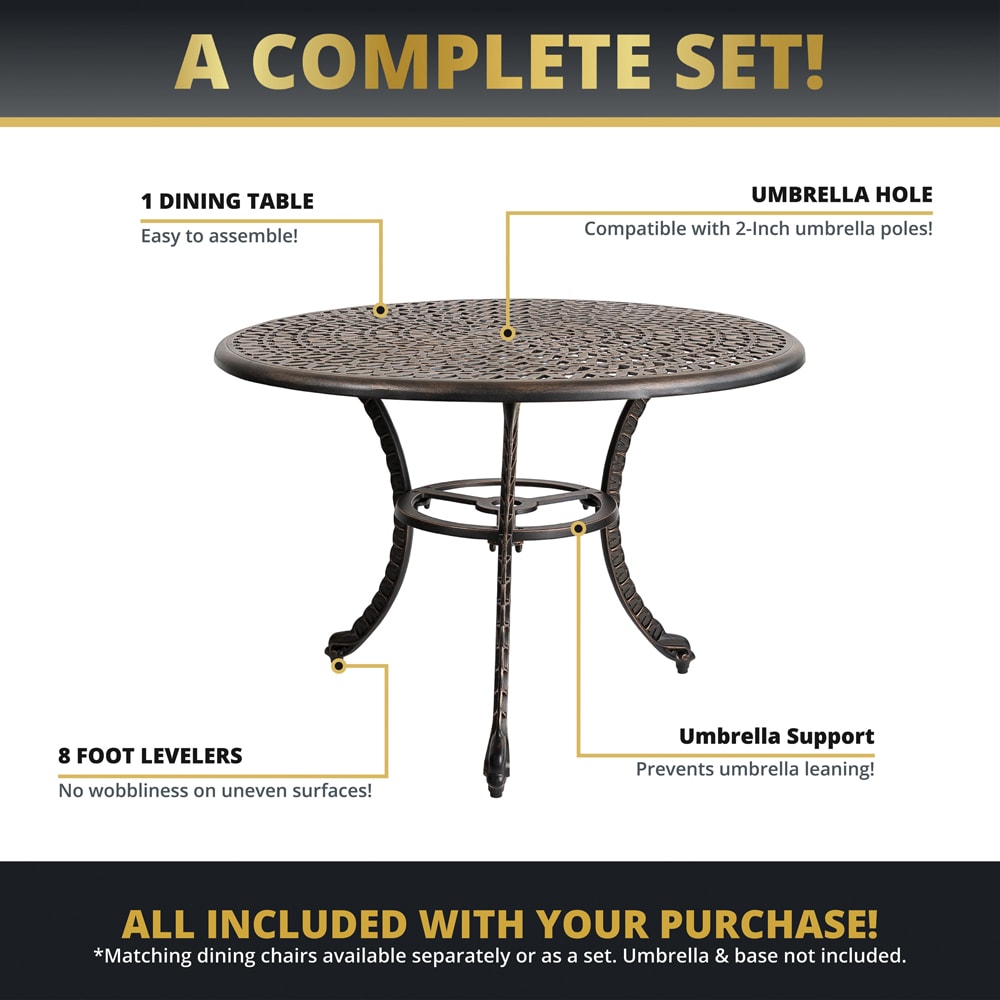Kinger Home DTS-004T Patio-Tables - View #6