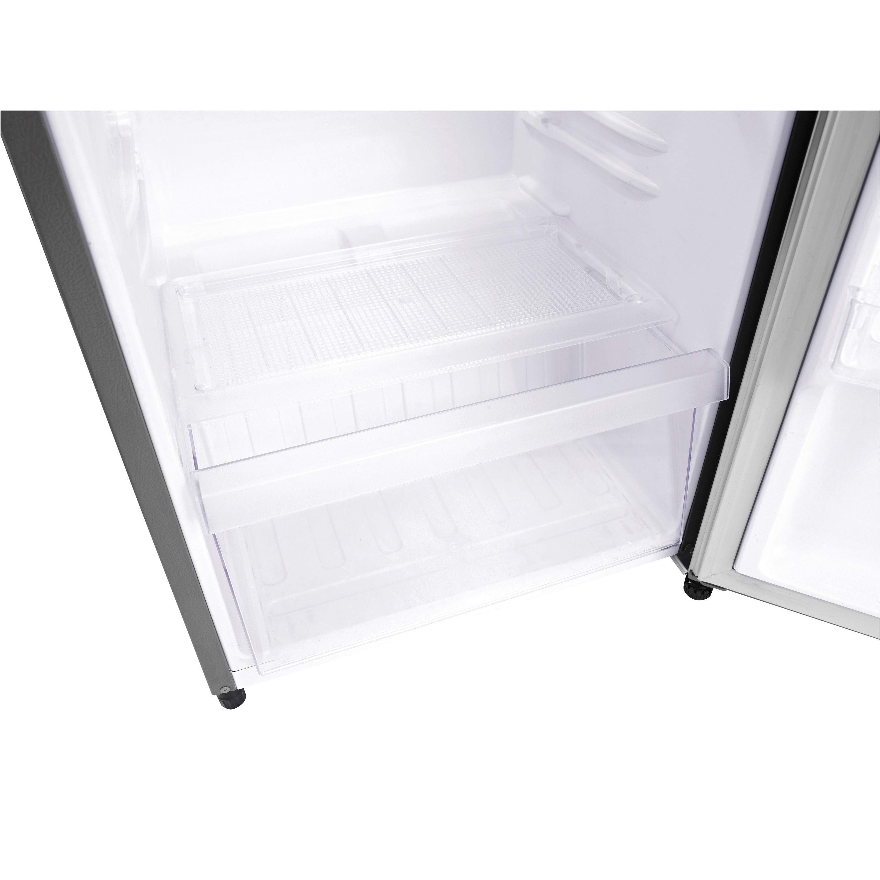 LG 6.9-cu ft Counter-depth Top-Freezer Refrigerator (Platinum