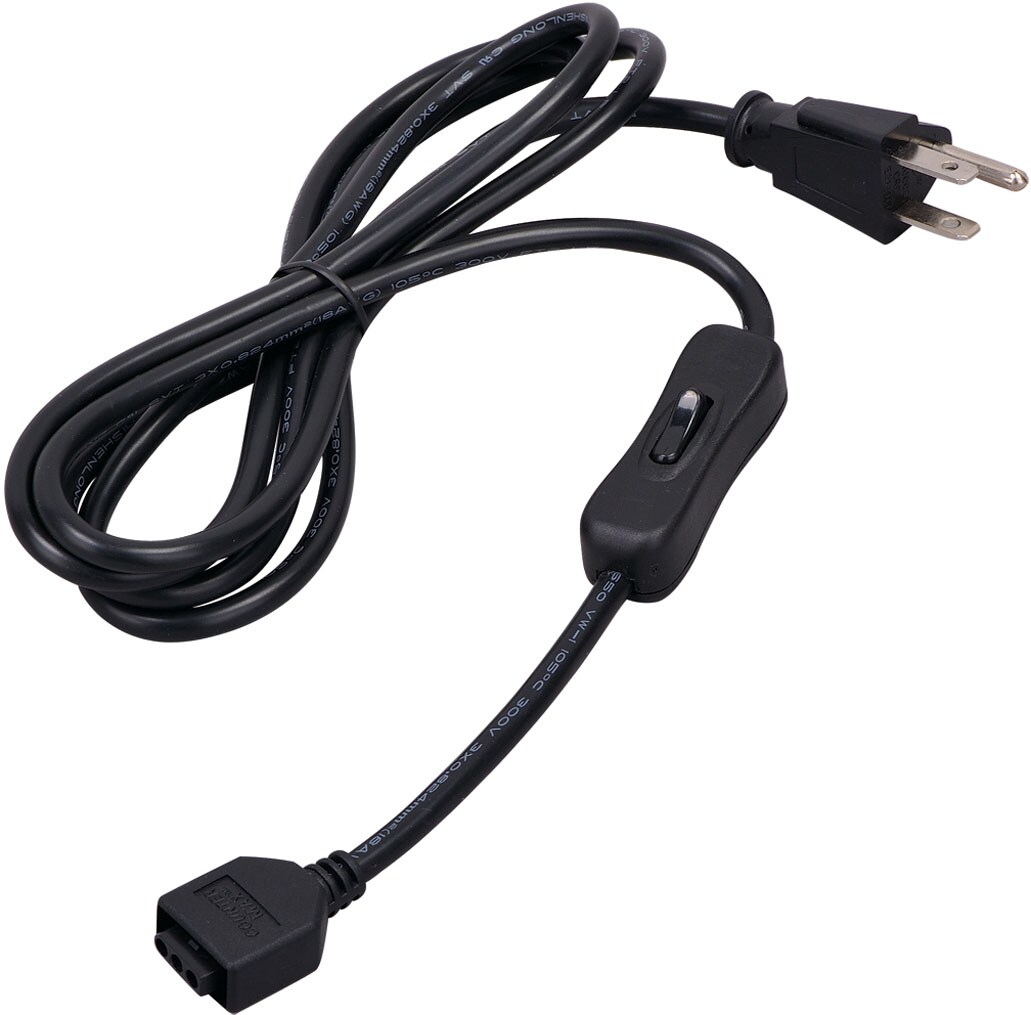 Maxim Lighting 89954BK Cabinet Lighting Cord and Plug