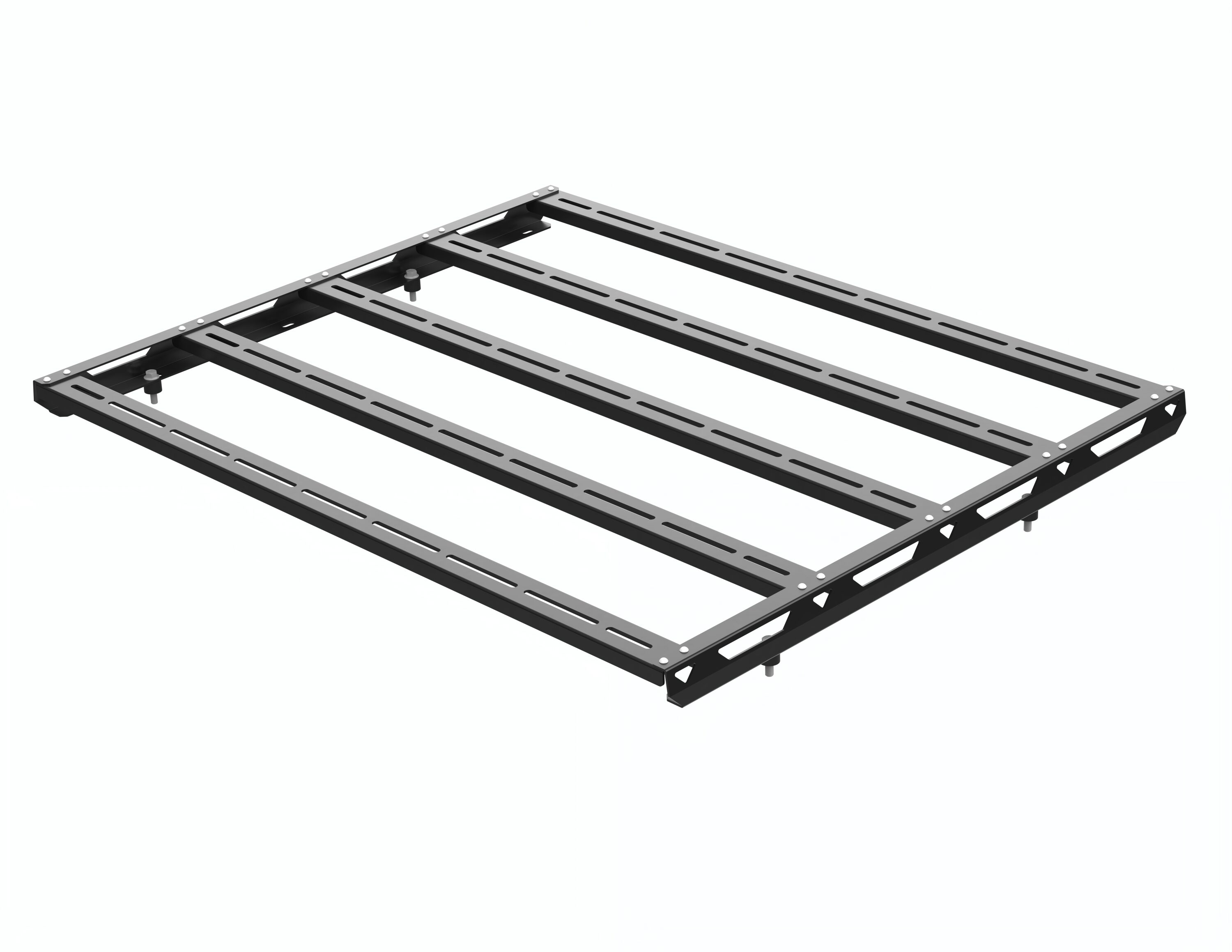 Axis HA010522010220 48-in L x 5-in W x 6-in H Black Dual Roof Rack