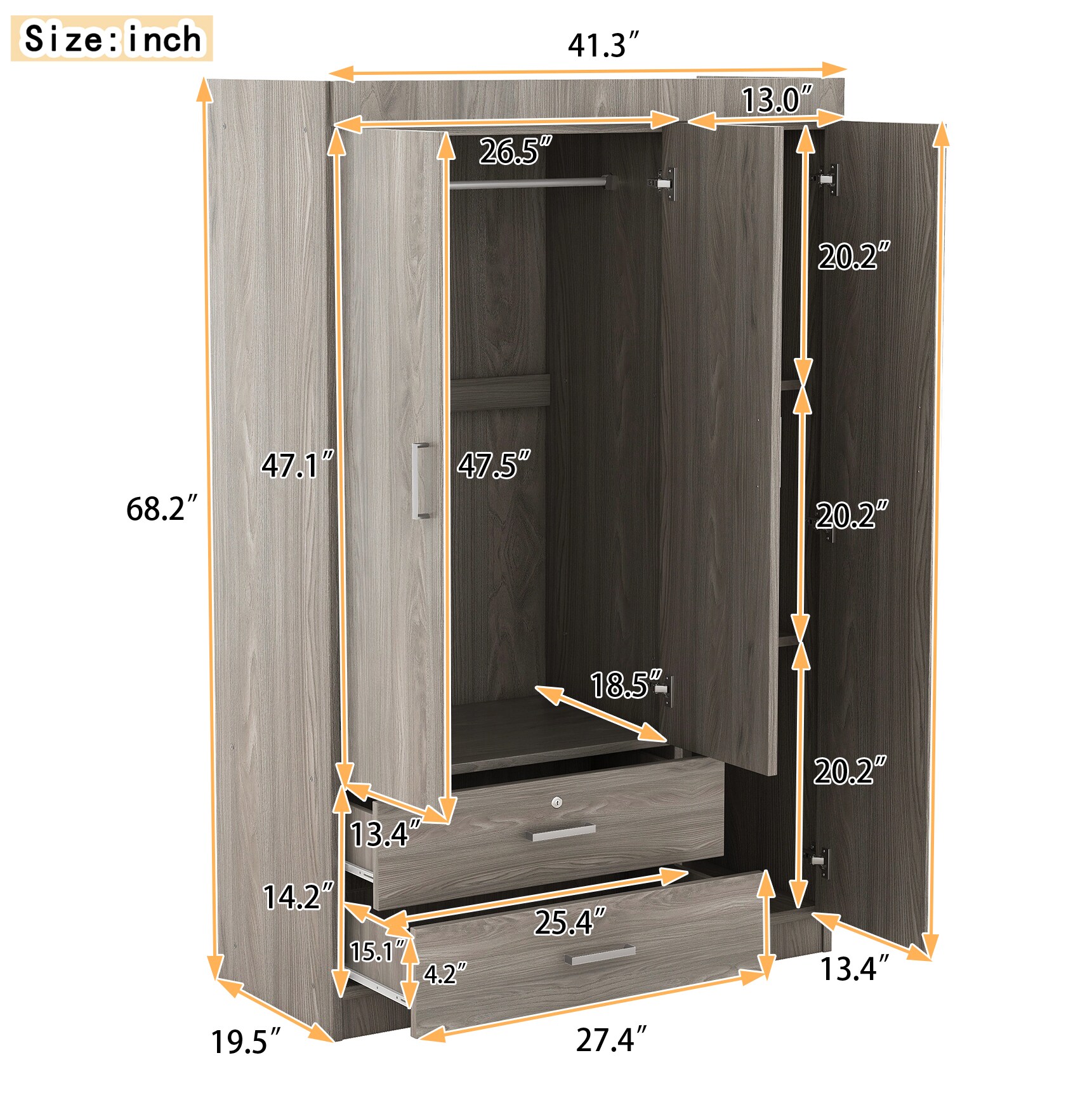 ModernLuxe LP006601AAE dressers - View #6