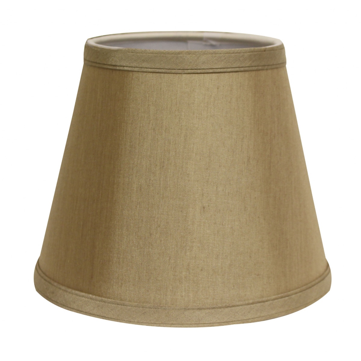 HomeRoots 4000469959 8-Inches x 12-Inches Tan Fabric Empire Lamp Shade