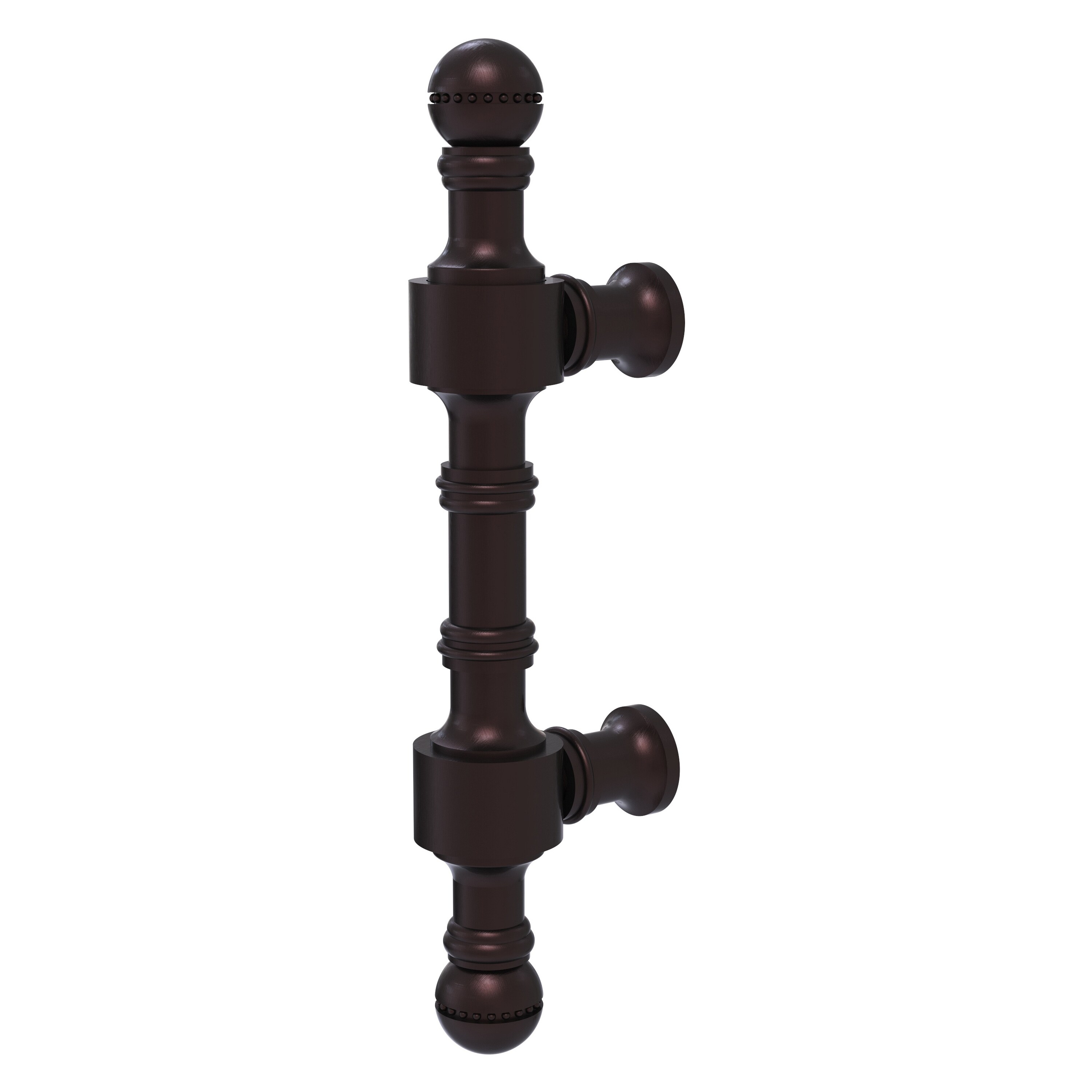 Allied Brass RD-3/3-ABZ Retro Dot 3-in Center to Center Antique Bronze Cylindrical Bar Drawer Pulls