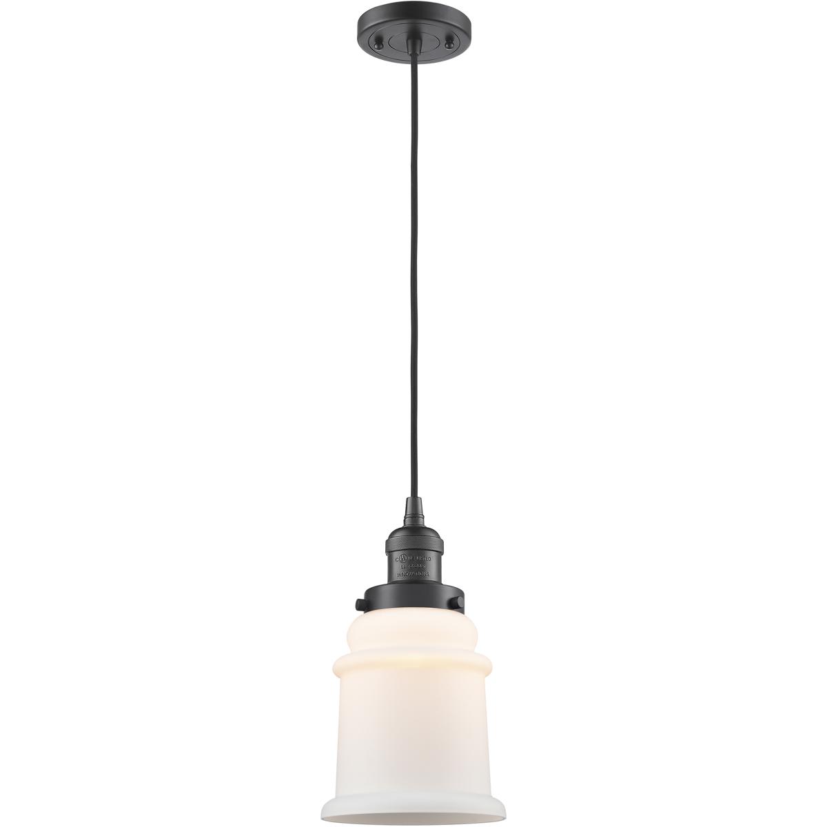 Innovations Lighting 1742571 201C-OB-G181-LED Franklin Restoration Canton Mini Pendant