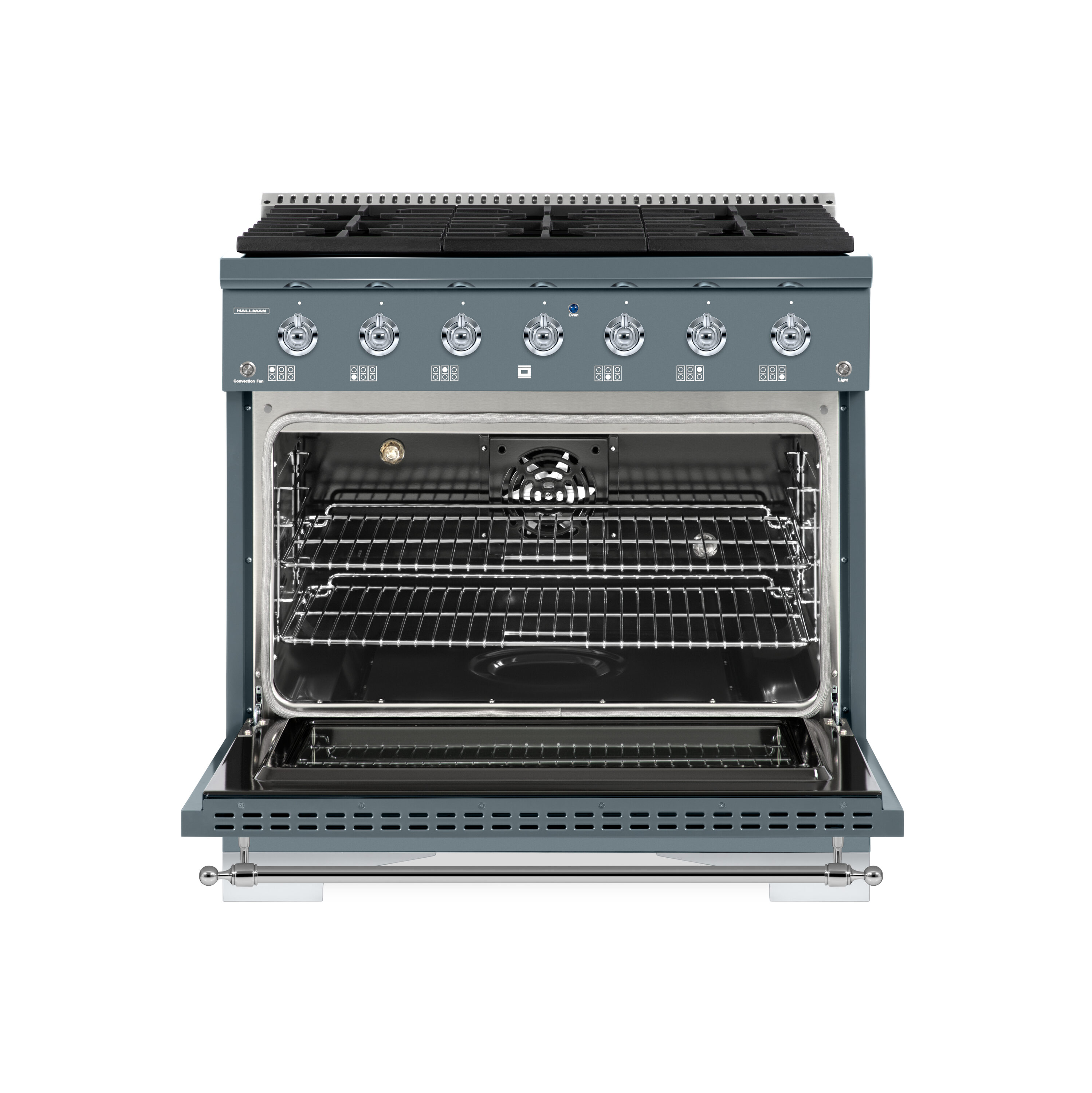 Hallman HCLRDF36CMGR Dual-Fuel-Ranges - View #4