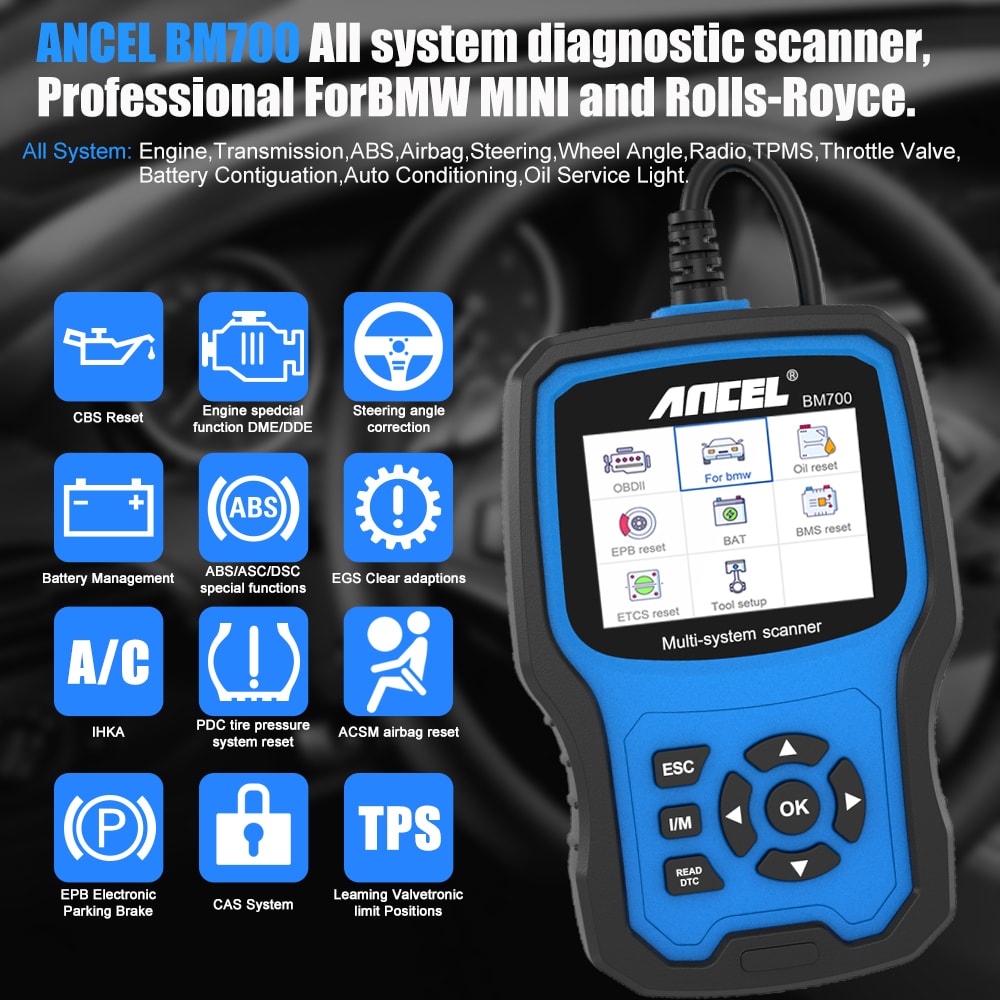 ANCEL BM700 Auto-Diagnostic-Testing-Tools - View #3