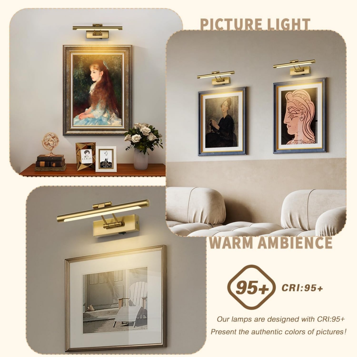 DAYAUM DYM-B1-BR-2W-AZ Picture-Lighting - View #4