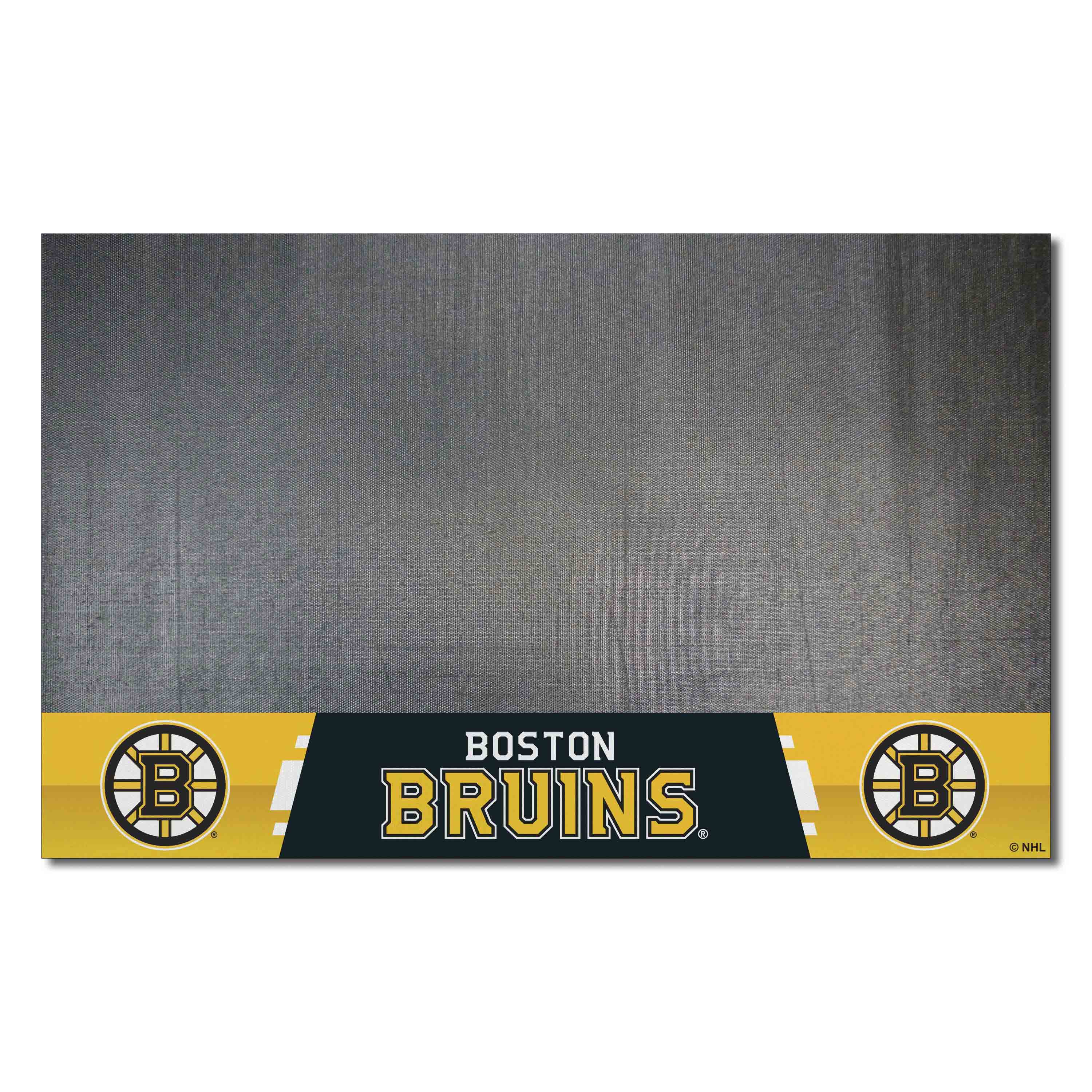 FANMATS 14226 Boston Bruins Grill Mat Black Vinyl Rectangular Grill Mat