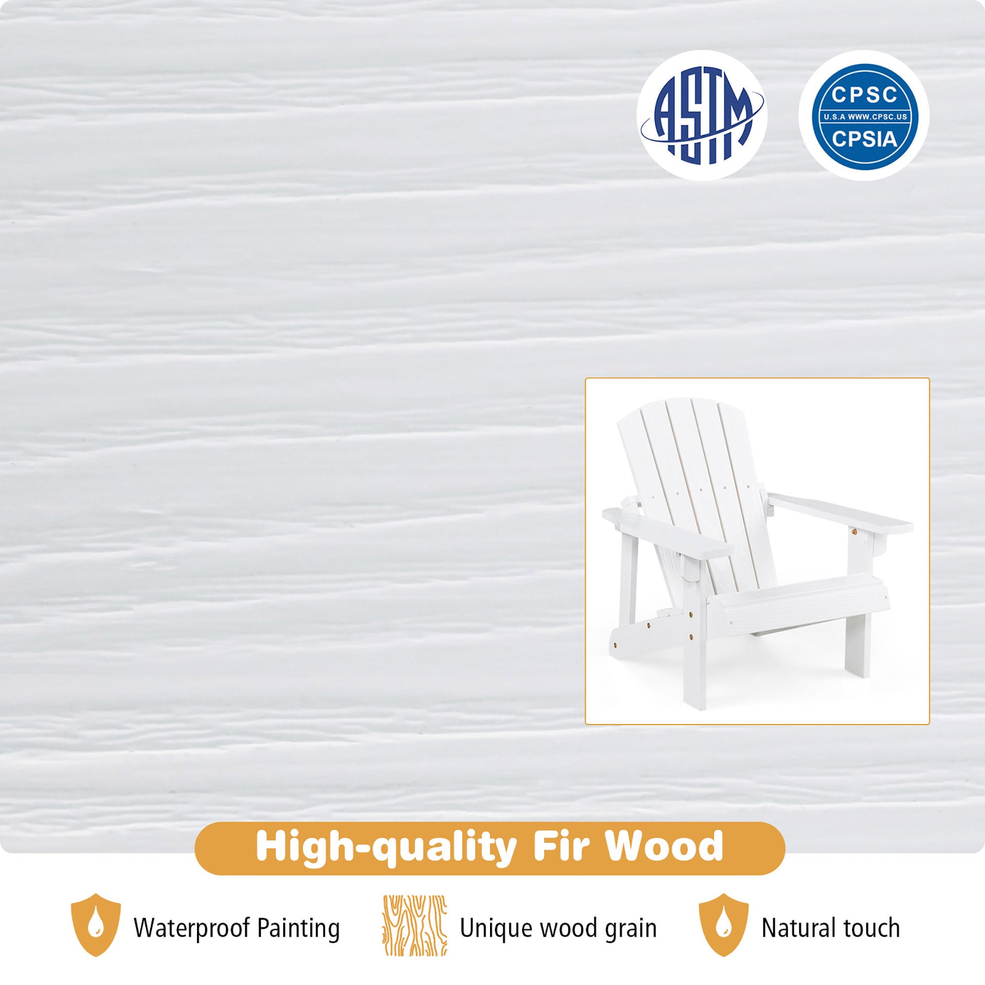 Costway NP11087WH Patio-Chairs - View #5