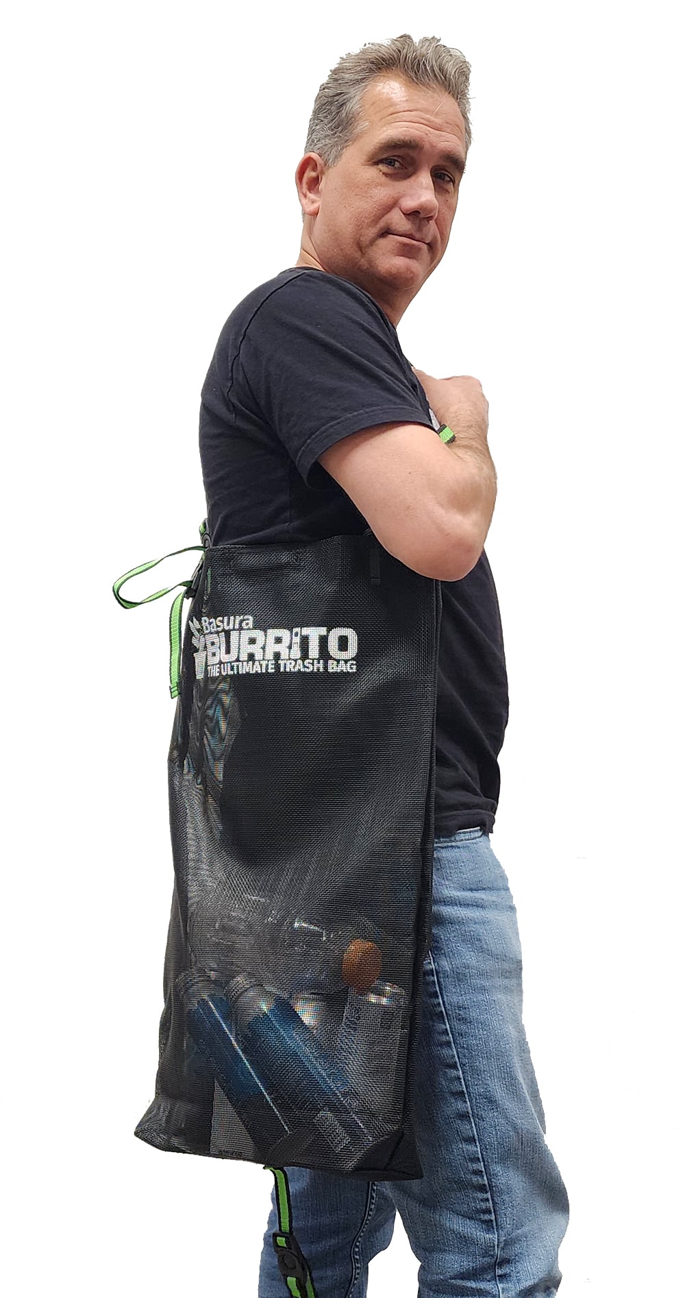 Leaf Burrito BASURA Lawn-Trash-Bag-Holders - View #5