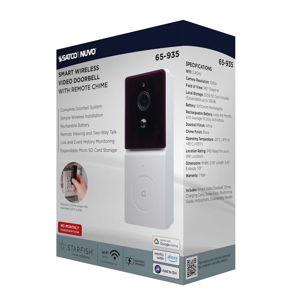 Nuvo Lighting 65/936 Video-Doorbells - View #7