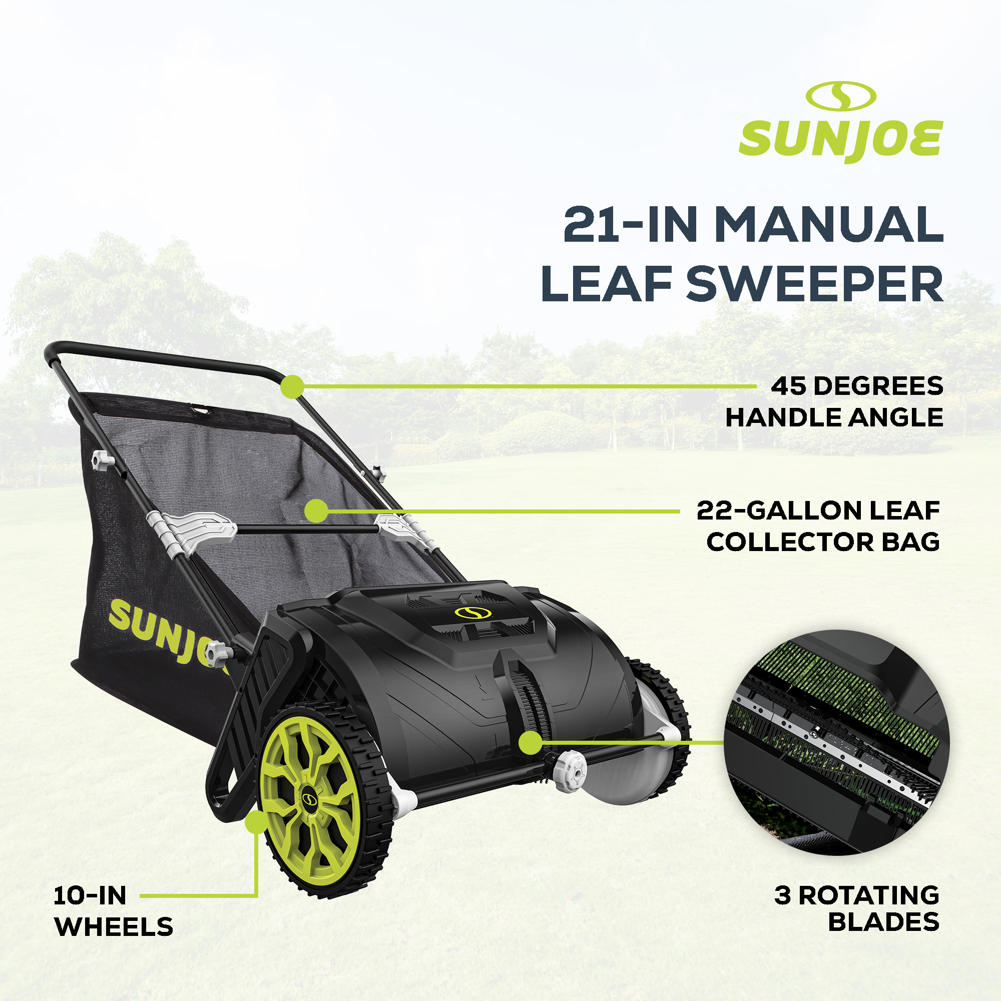 Sun Joe SDJ602LS lawnsweeper - View #3