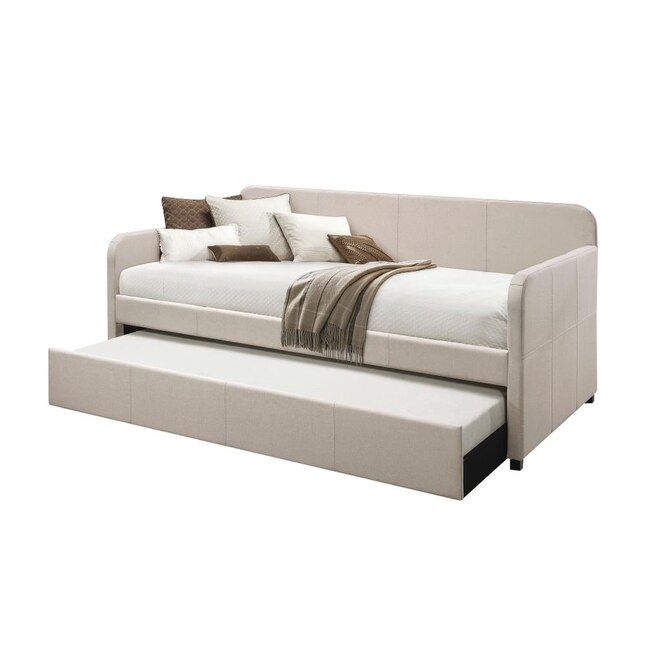 ACME FURNITURE Jagger Fog Fabric Twin Wood Daybed at Lowes.com