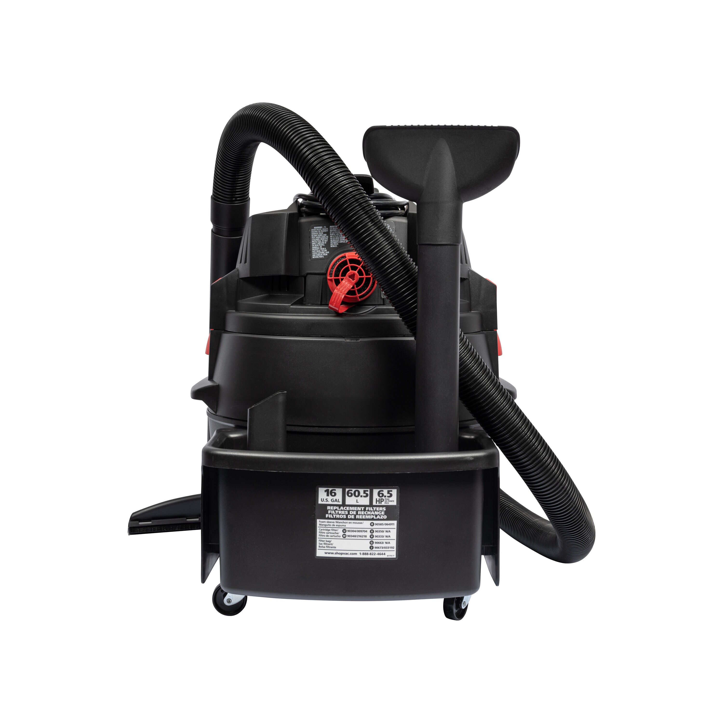 Shop-Vac® Wet & Dry Vacuum, 6.5 HP, 16 Gallon