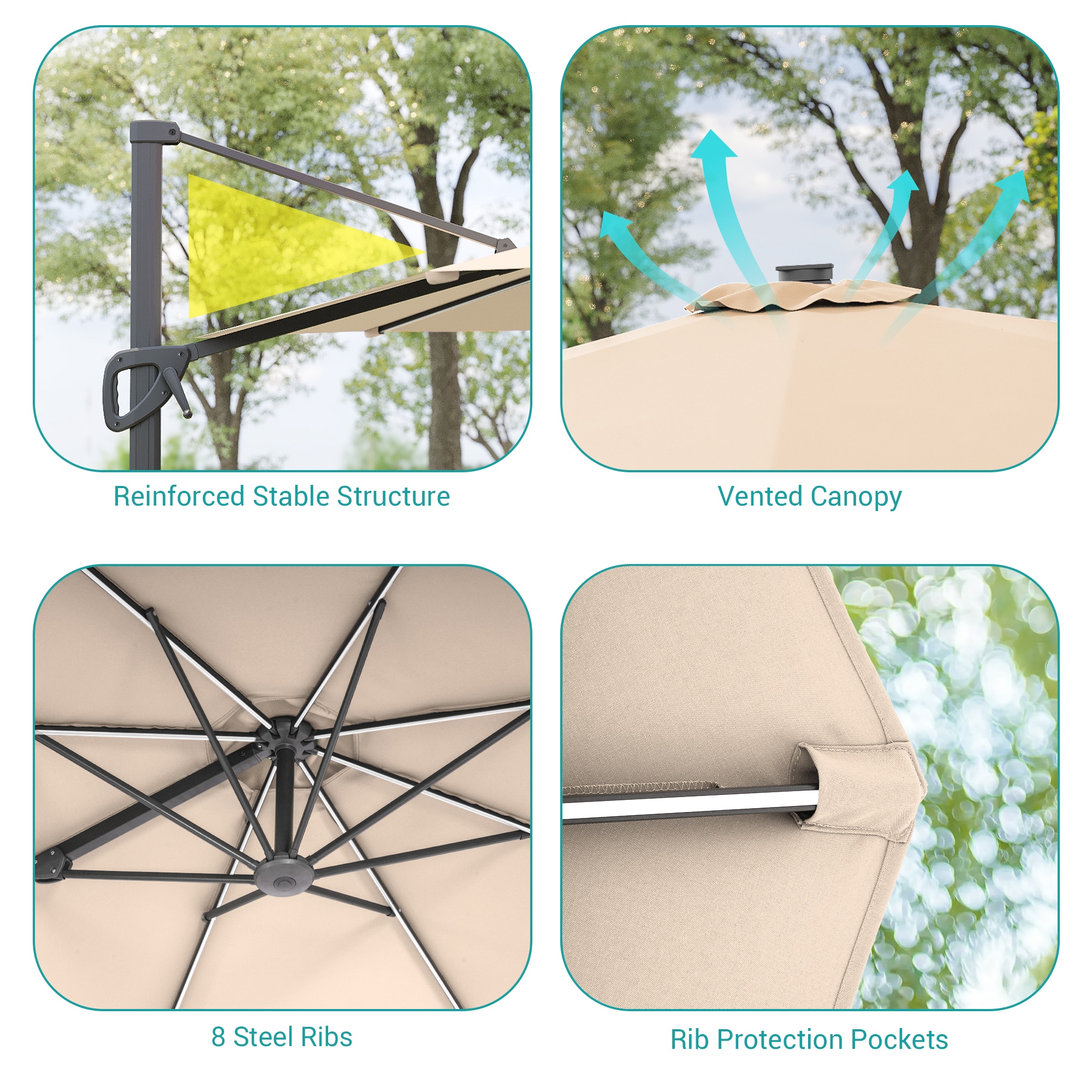 ACEGOSES LW-LED-JC12M Umbrellas-2 - View #5