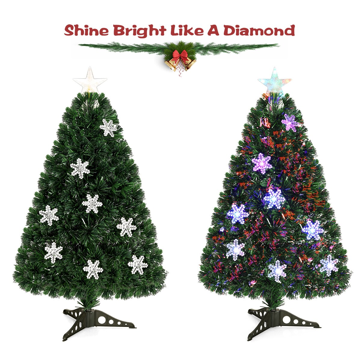 Goplus CM20527 Artificial-Christmas-Trees - View #3