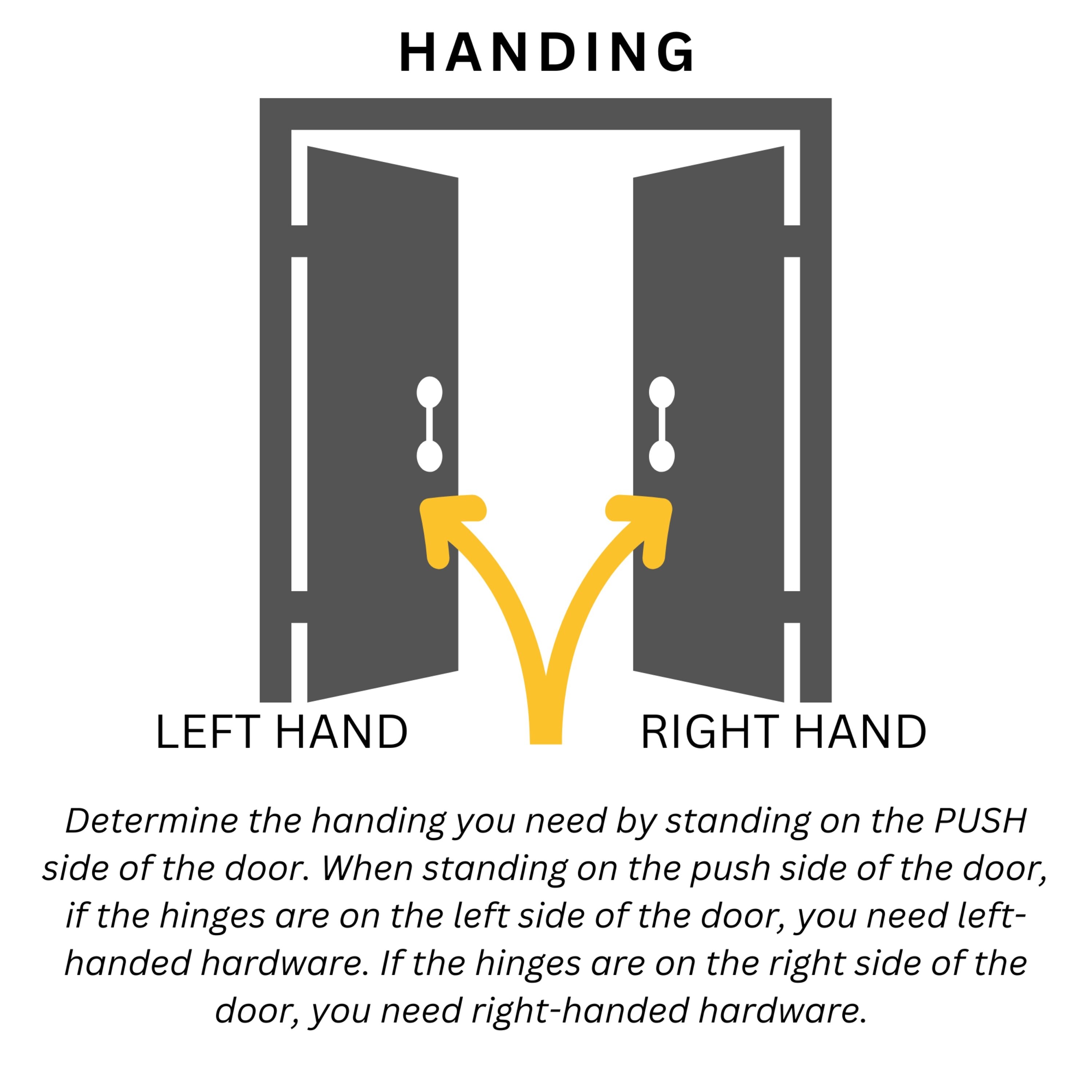 Global Door Controls CP-RPLH-26D Entry-Door-Hinges - View #2
