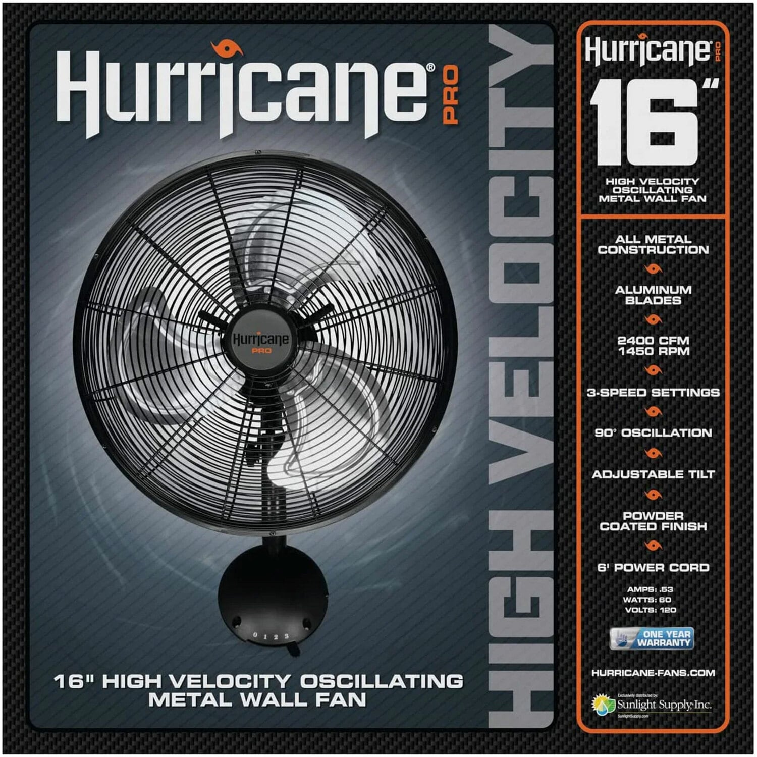 Hurricane 397829 Wall-Mounted-Fans - View #3