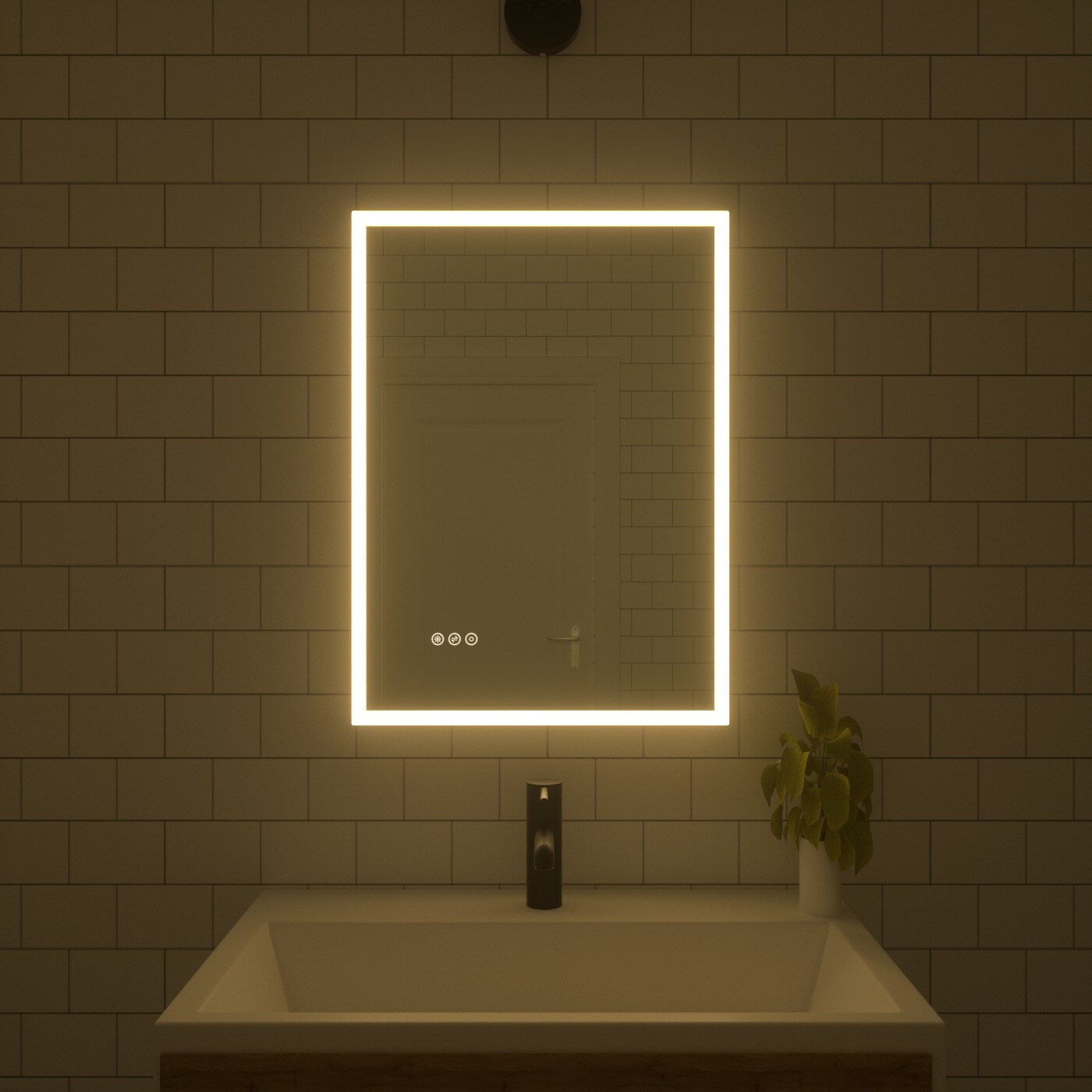 Bayfeve BFKF-2230C4-MIR Framed-Bath-Mirrors - View #17