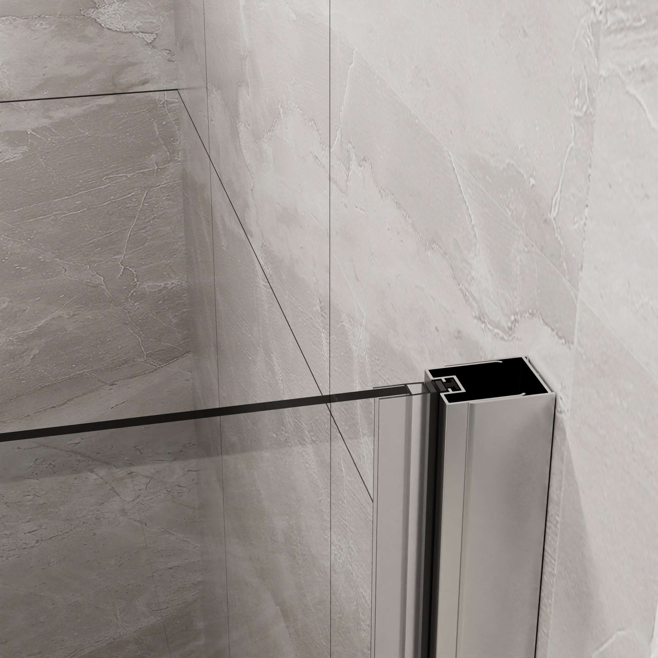 Misty Moon LW0406-GY-LYM-7 Shower-Doors - View #7