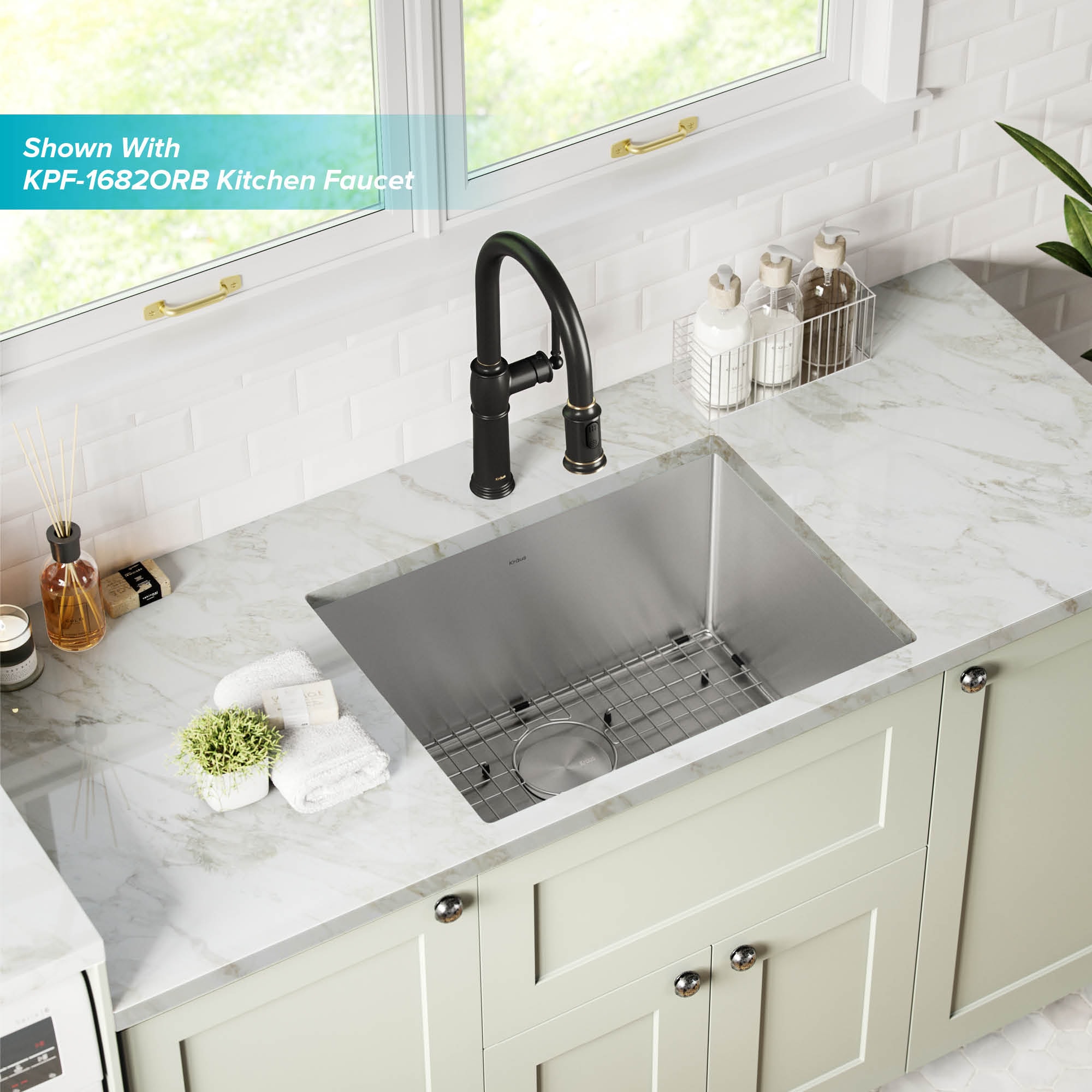 Kraus KHU101-24L Laundry-Tubs-Utility-Sinks - View #2